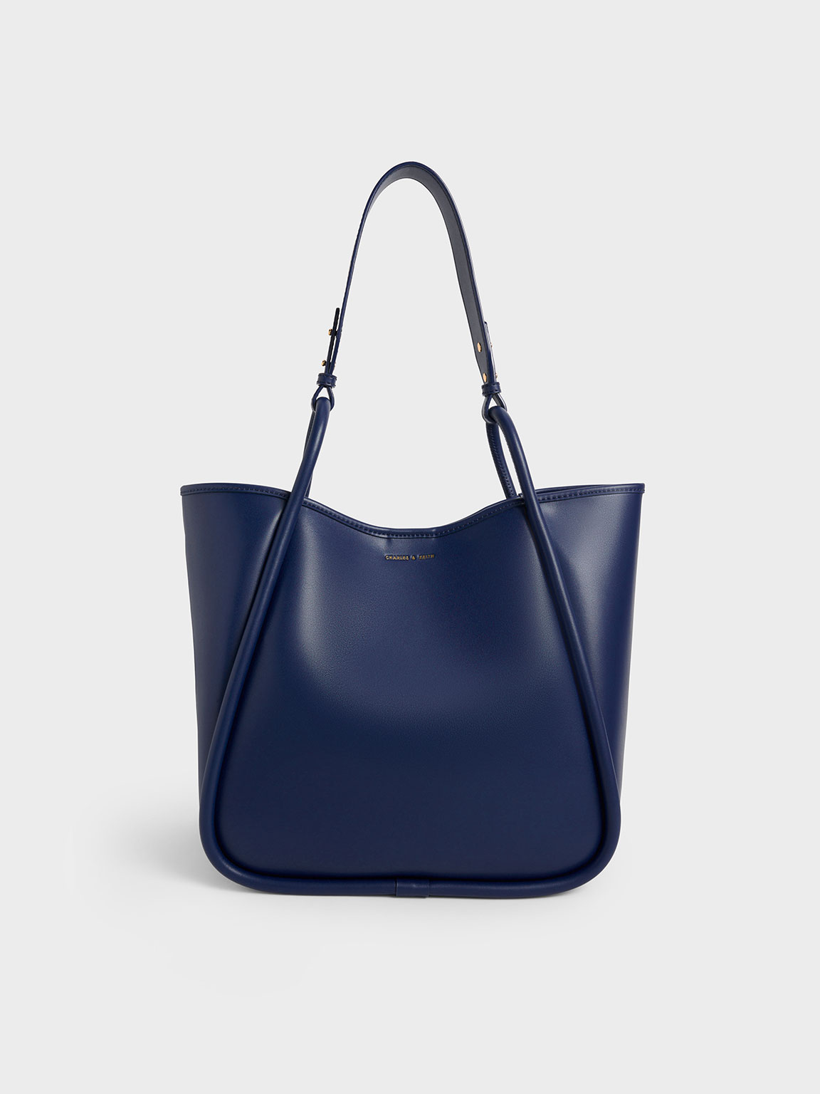 Charles and keith on sale navy blue bag