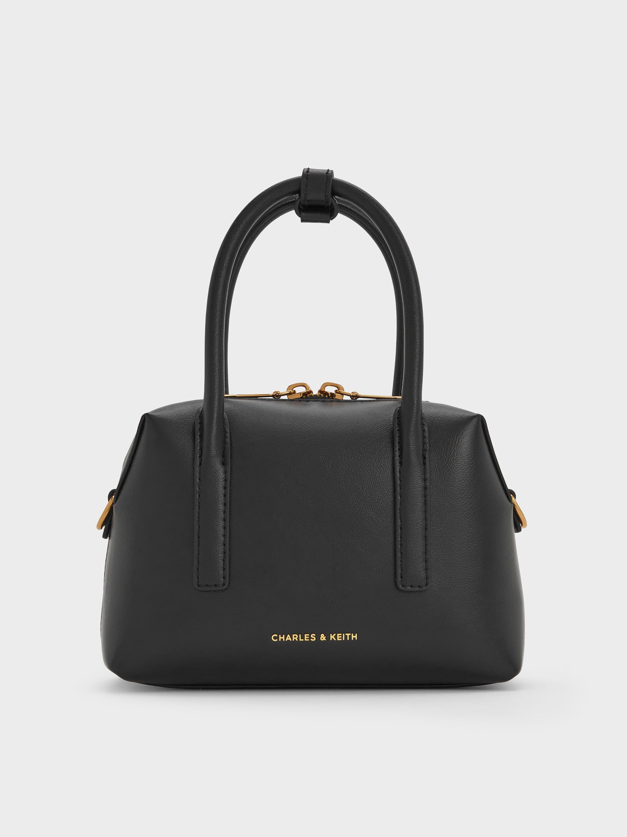 Deyna Bowling Bag - Black - CHARLES & KEITH International