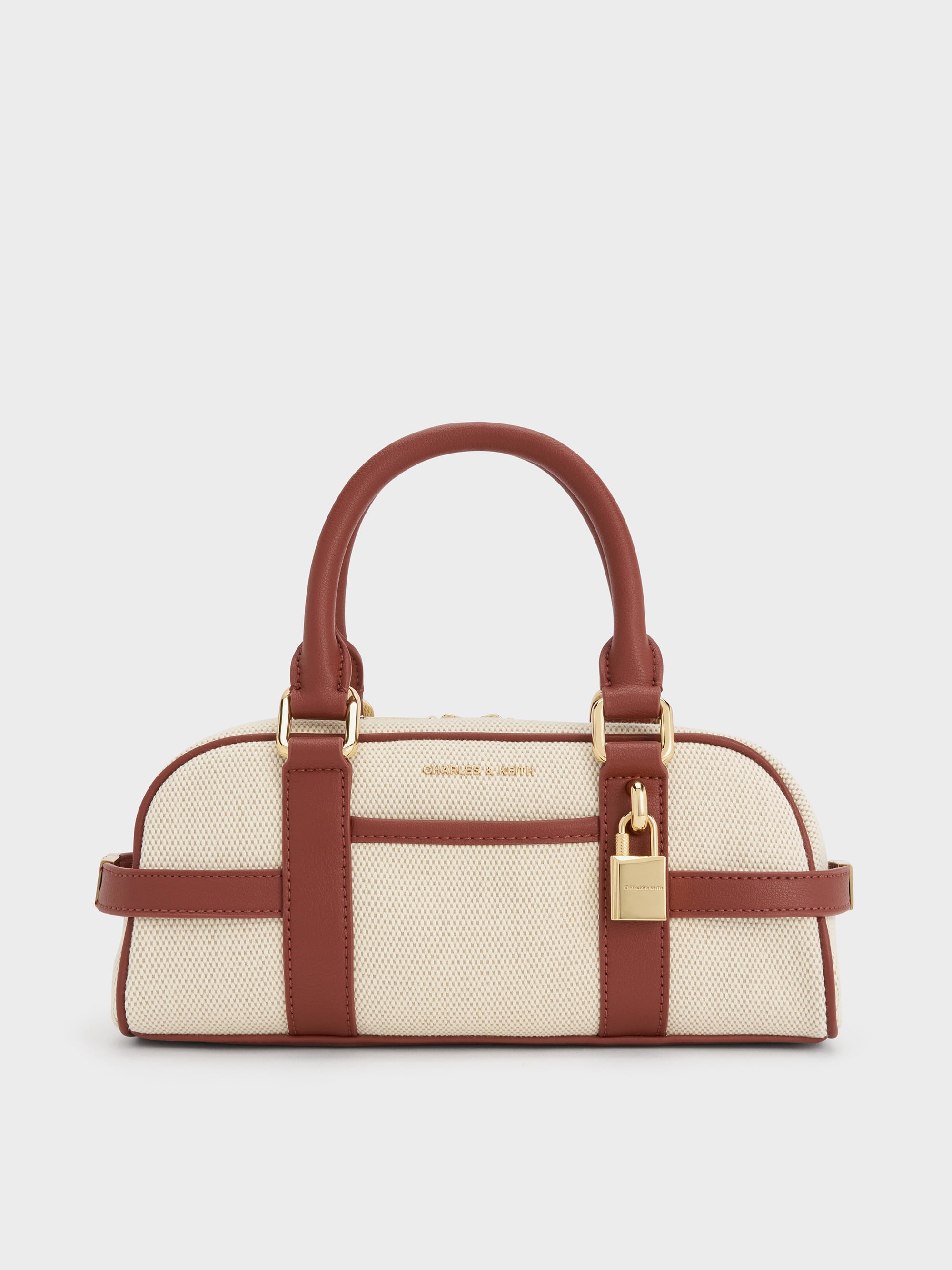 Brick Scottie Canvas Bowling Bag - CHARLES & KEITH BR