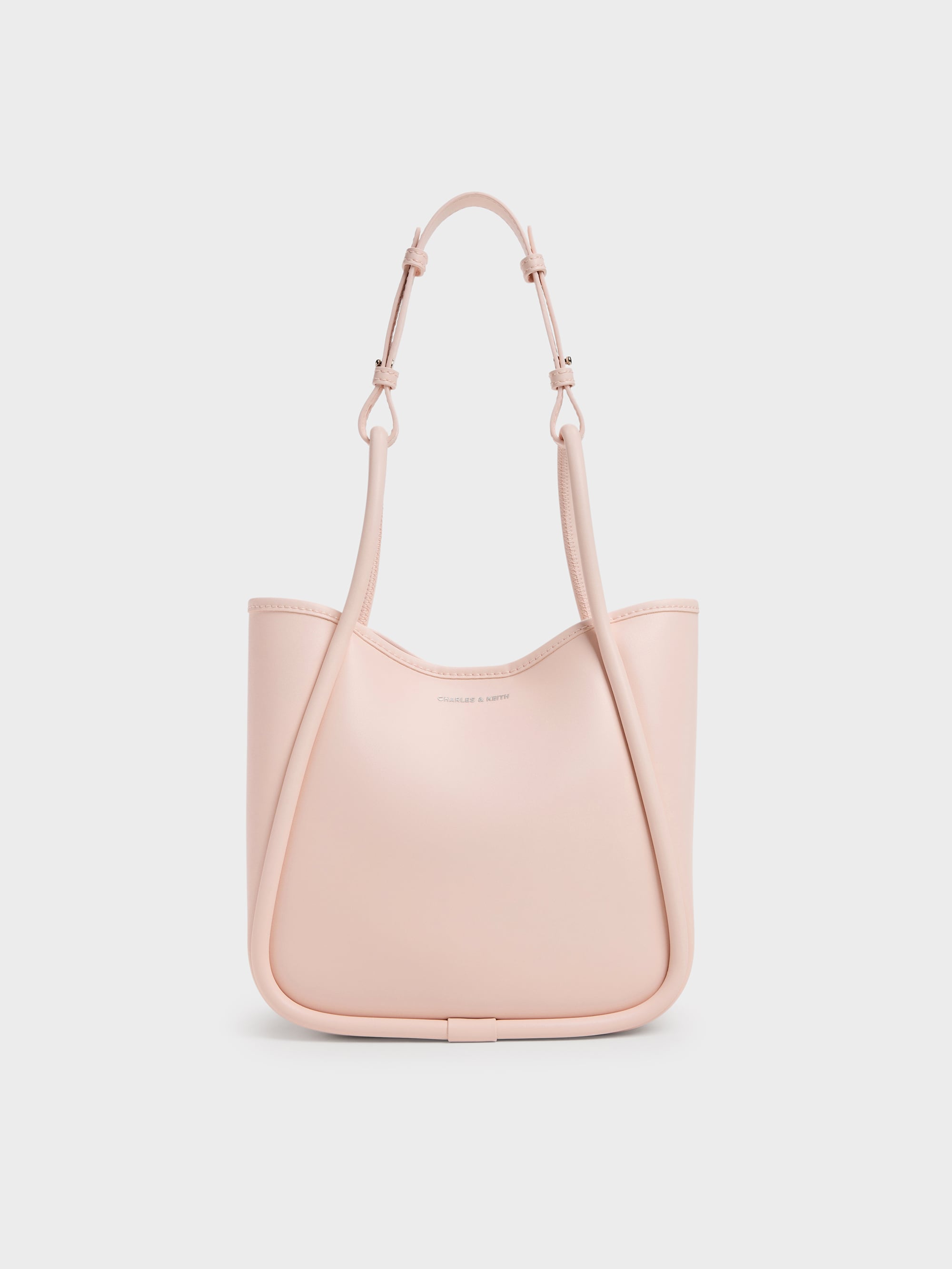 Mini Lyla Tubular Tote Bag - Soft Pink - CHARLES & KEITH CA
