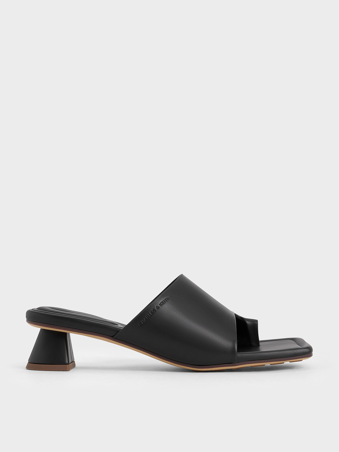 Amazon.com | Rilista Womens Open Toe Heeled Mules Block