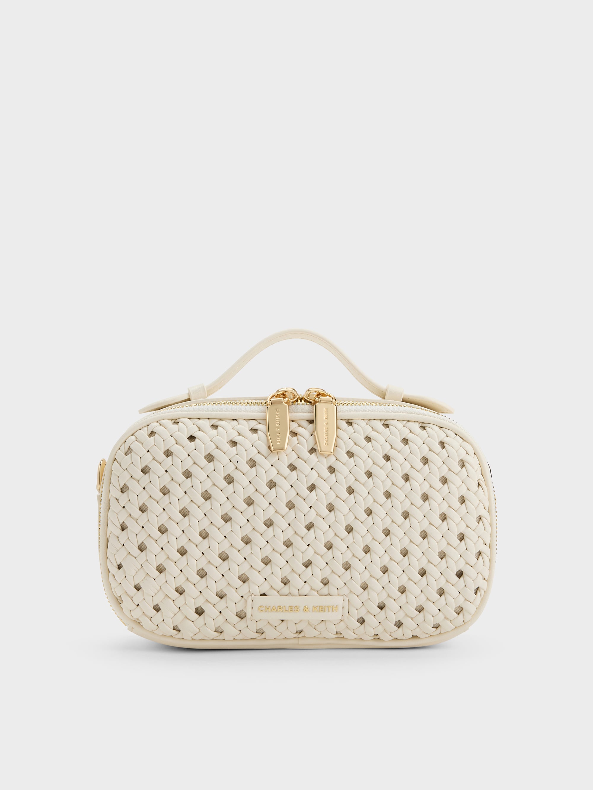user_c9c86e72 Azure Woven Crossbody Bag - Cream - CHARLES & KEITH TW