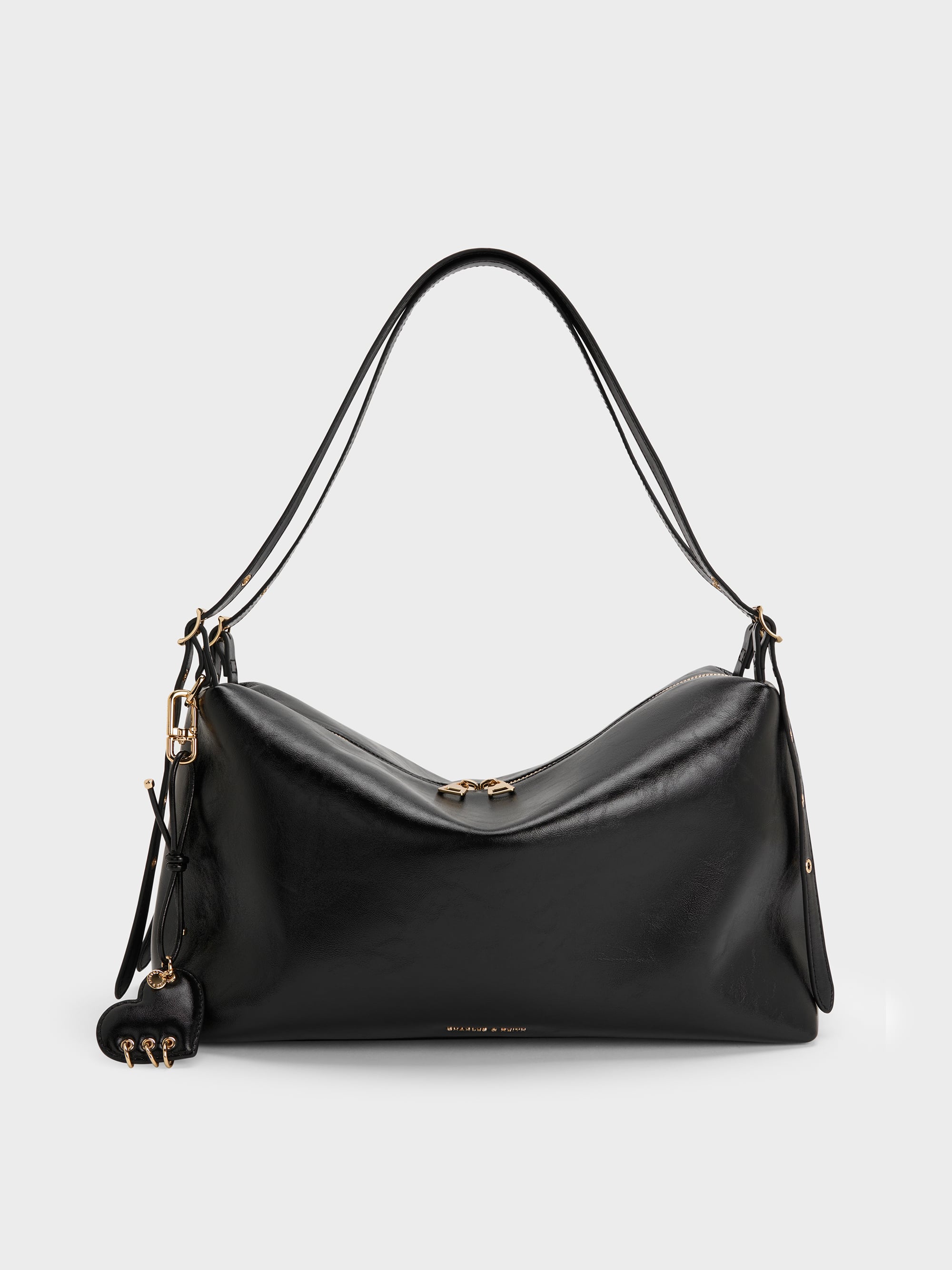 【BLACK2】Ordinary days shoulder bag Day Shoulder Bag in Black/Gold with Personalised Hardware – St. Oddity