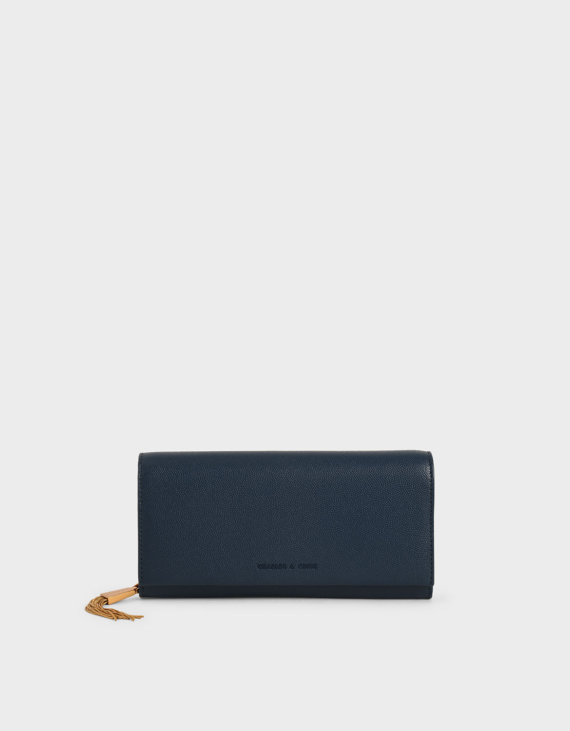 Blue Tassel Detail Long Wallet - CHARLES & KEITH SG