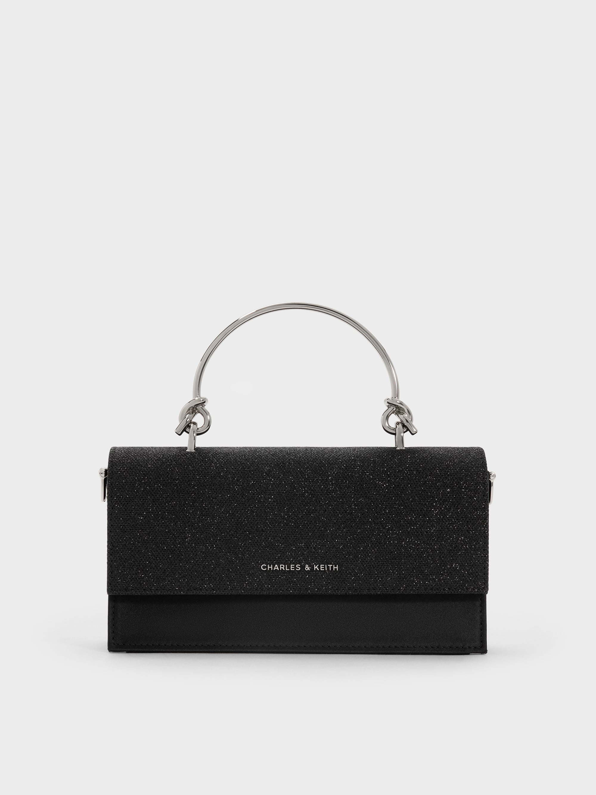 Charles & Keith - Kristine Glittered Wallet On Chain