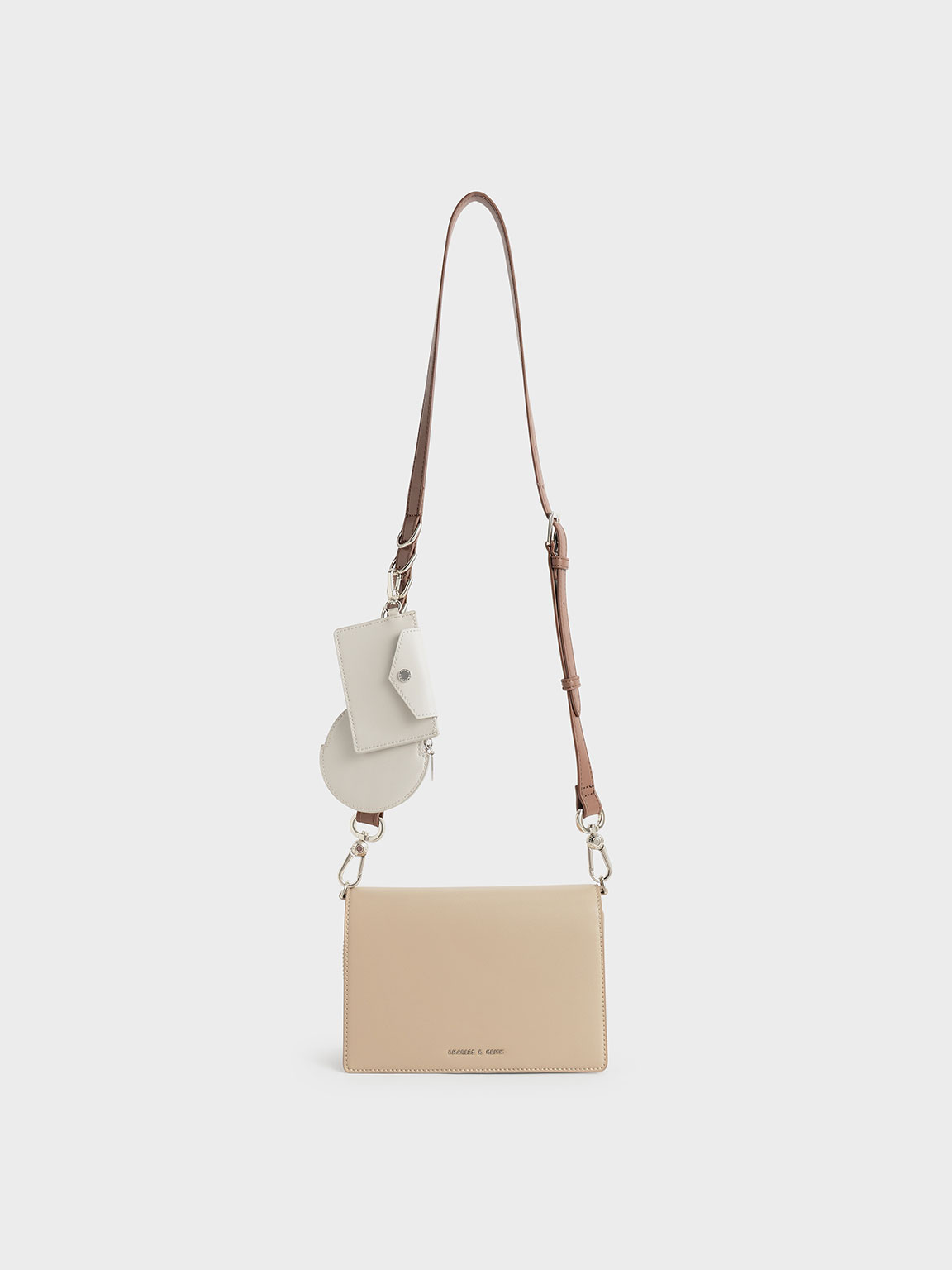 Beige Multi-Pouch Bag | CHARLES & KEITH