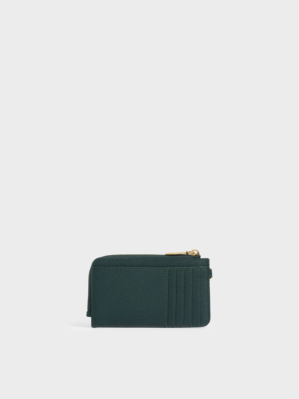 Dark Green Multi-Slot Wristlet Card Holder - CHARLES & KEITH US