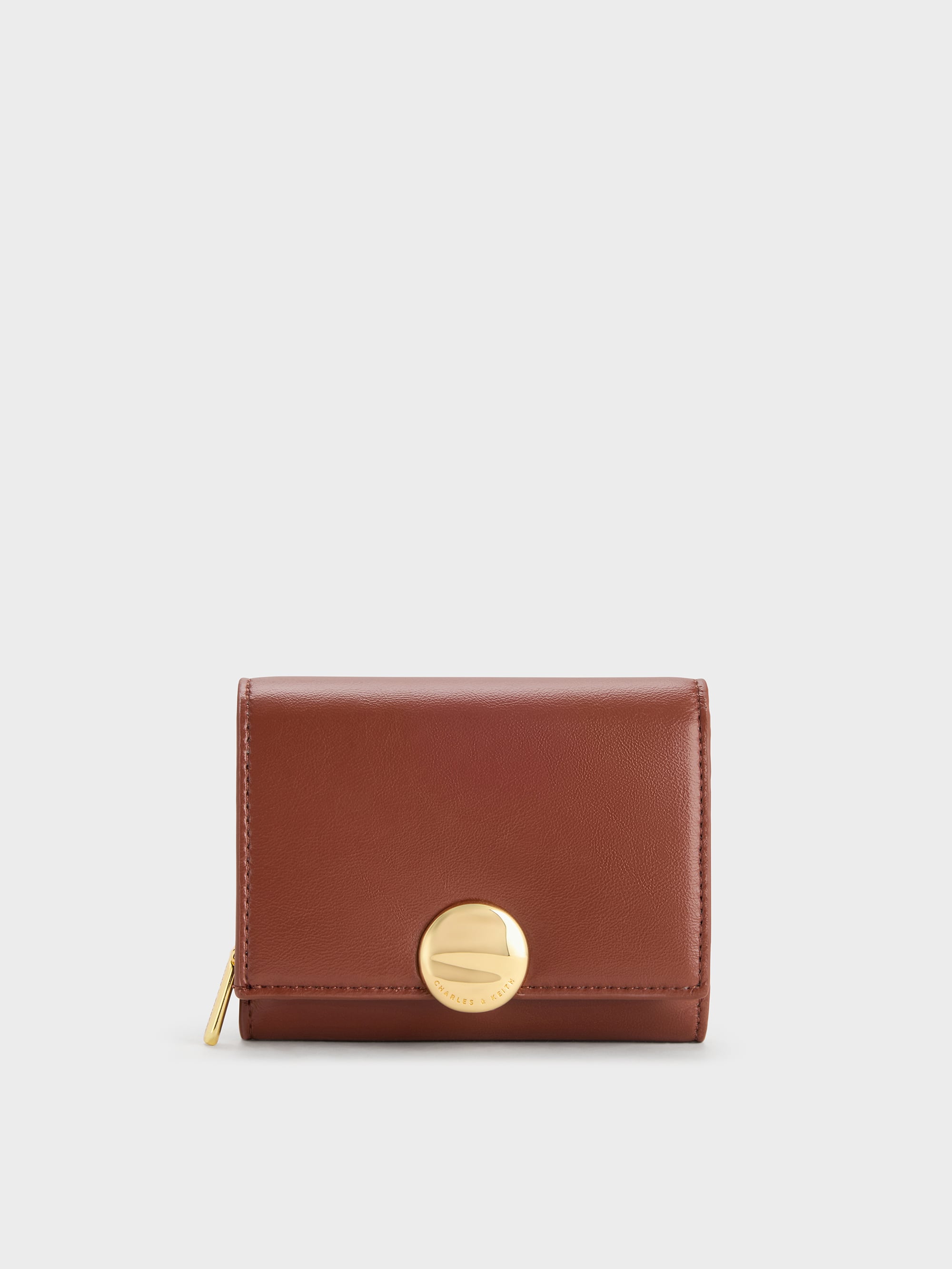Behn Small Wallet - Brick - CHARLES & KEITH NZ