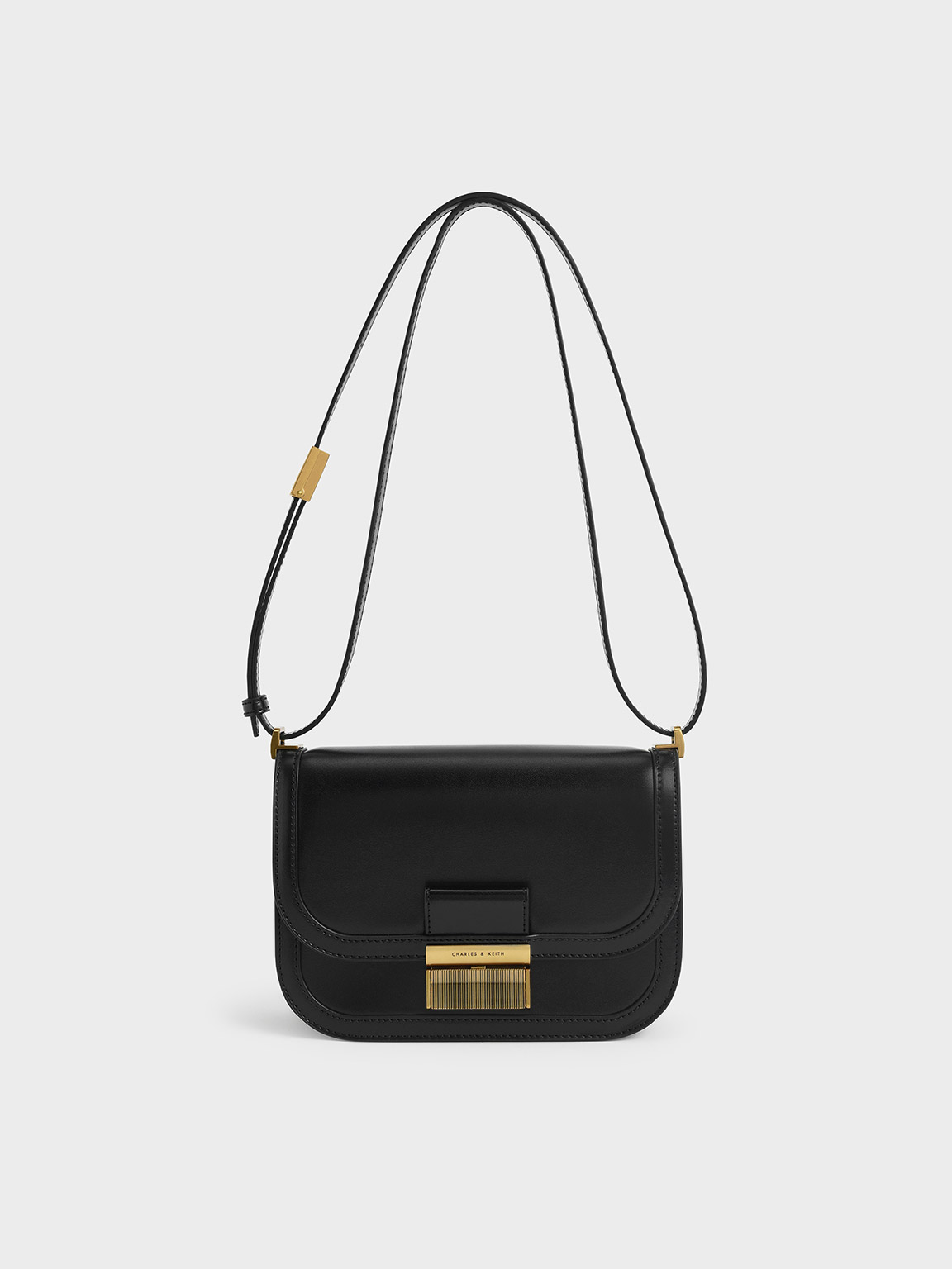 Black Charlot Crossbody Bag CHARLES & KEITH BH