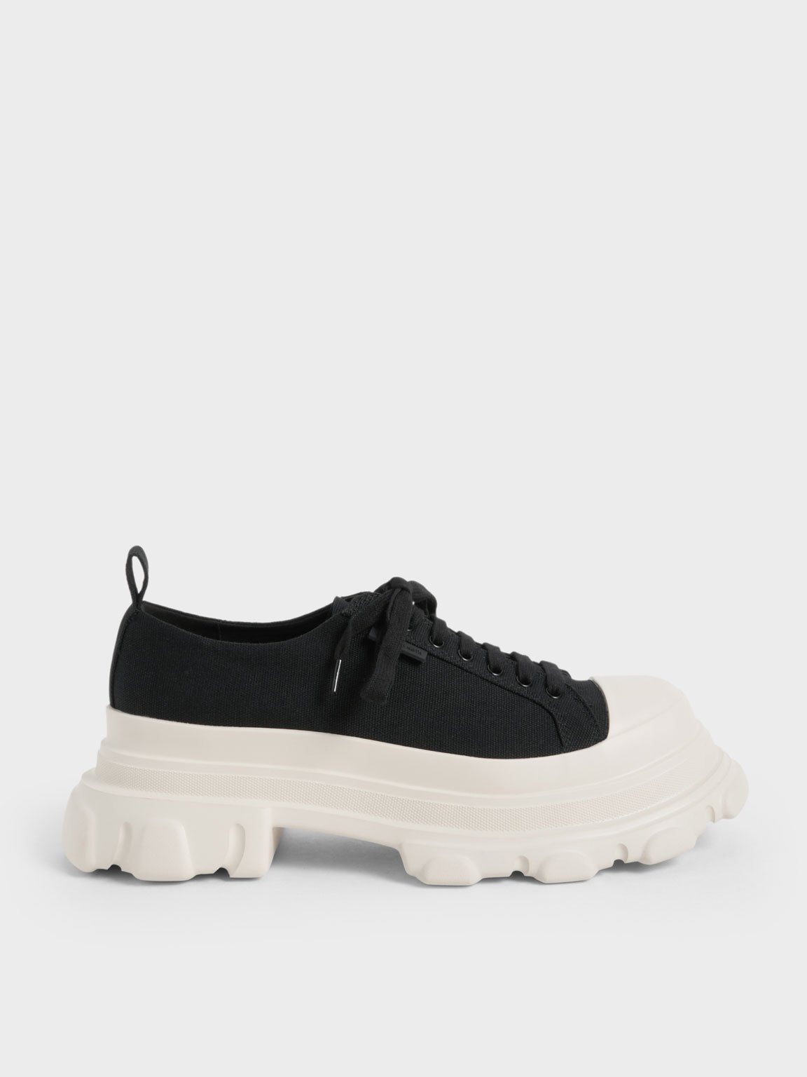 ASOS DESIGN Trainer Shoes In Black Leather With Chunky Sole, $38 | Asos |  Lookastic