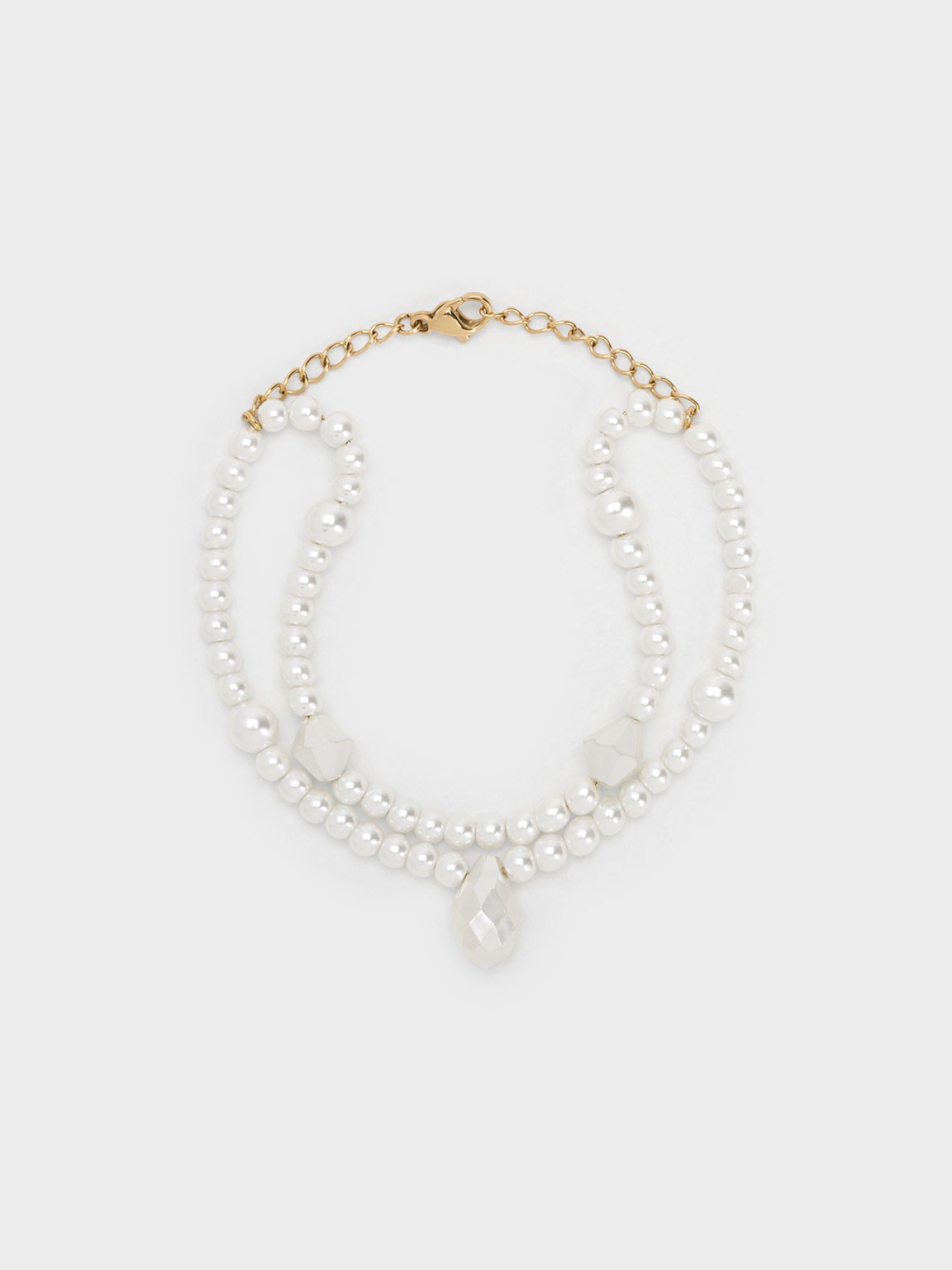 Pearl Luxem Multi-Beaded Bracelet - CHARLES & KEITH MY