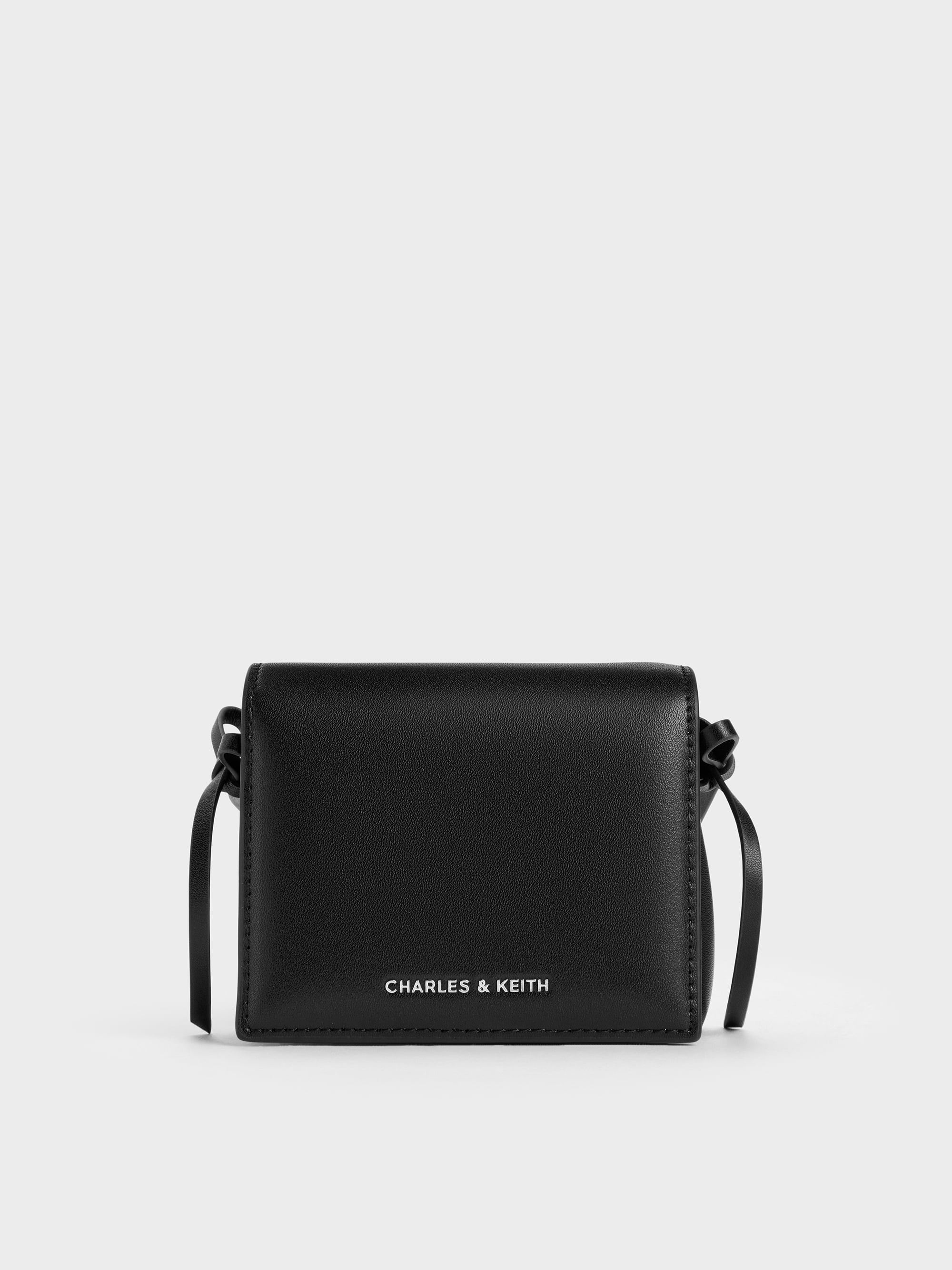 Mini Porte-Monnaie Rond Oxford Imperméable - Pochette à Pièces, Pour Écouteurs, Mousqueton (Noir)