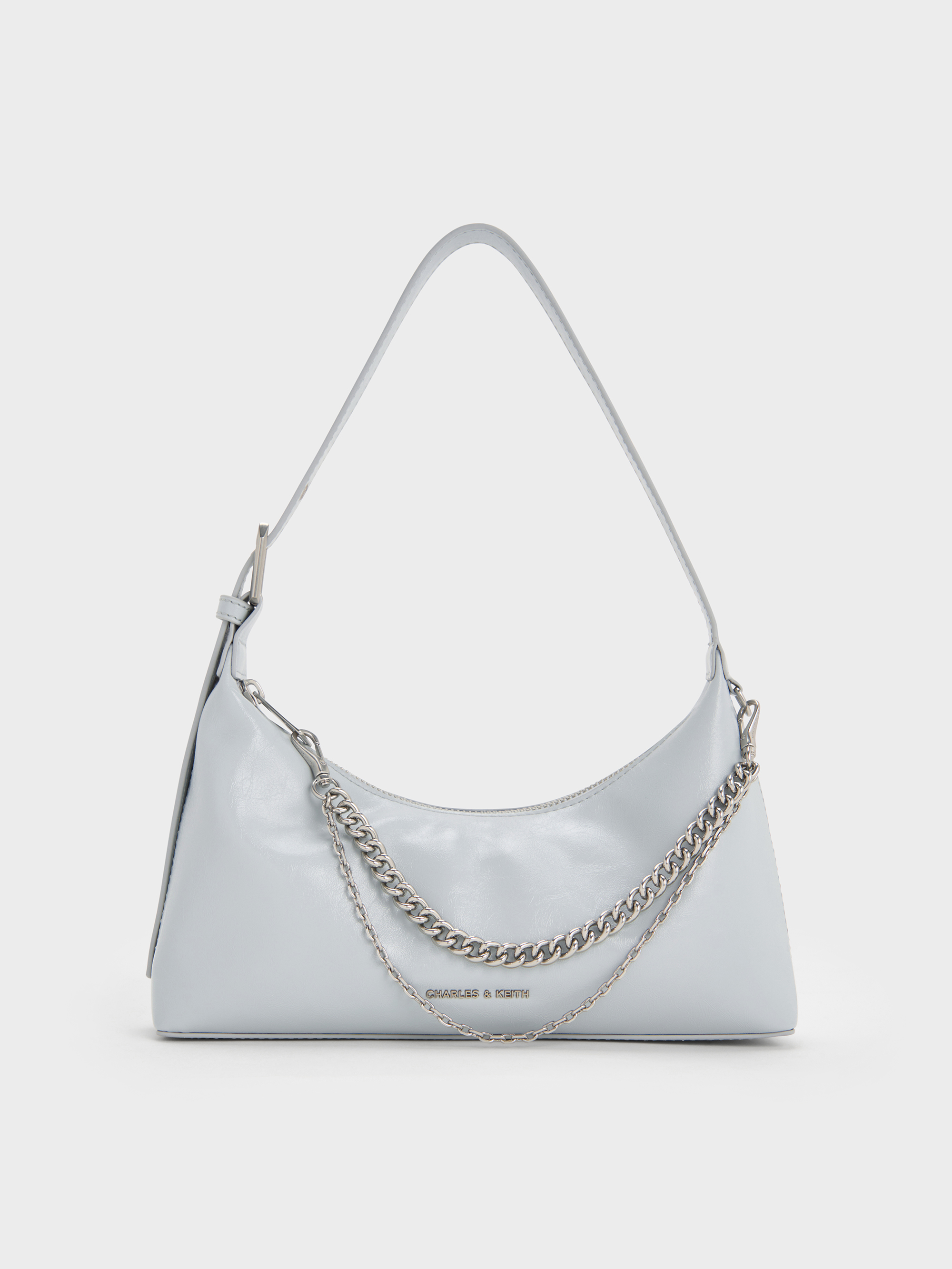 Charles & Keith - Atwood Chain-Embellished Shoulder Bag