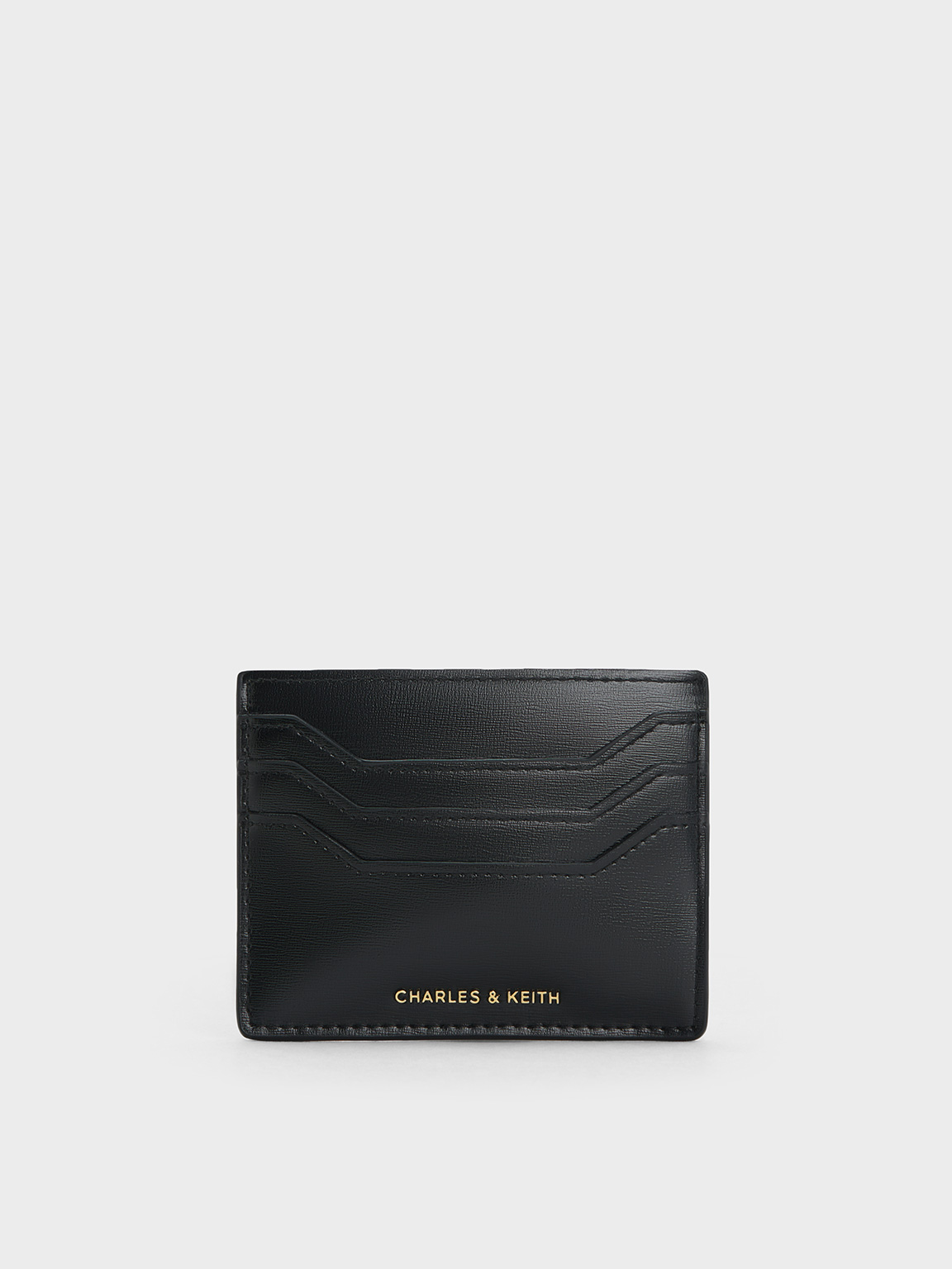 Charles & Keith - Carli Multi-slot Card Holder In Black