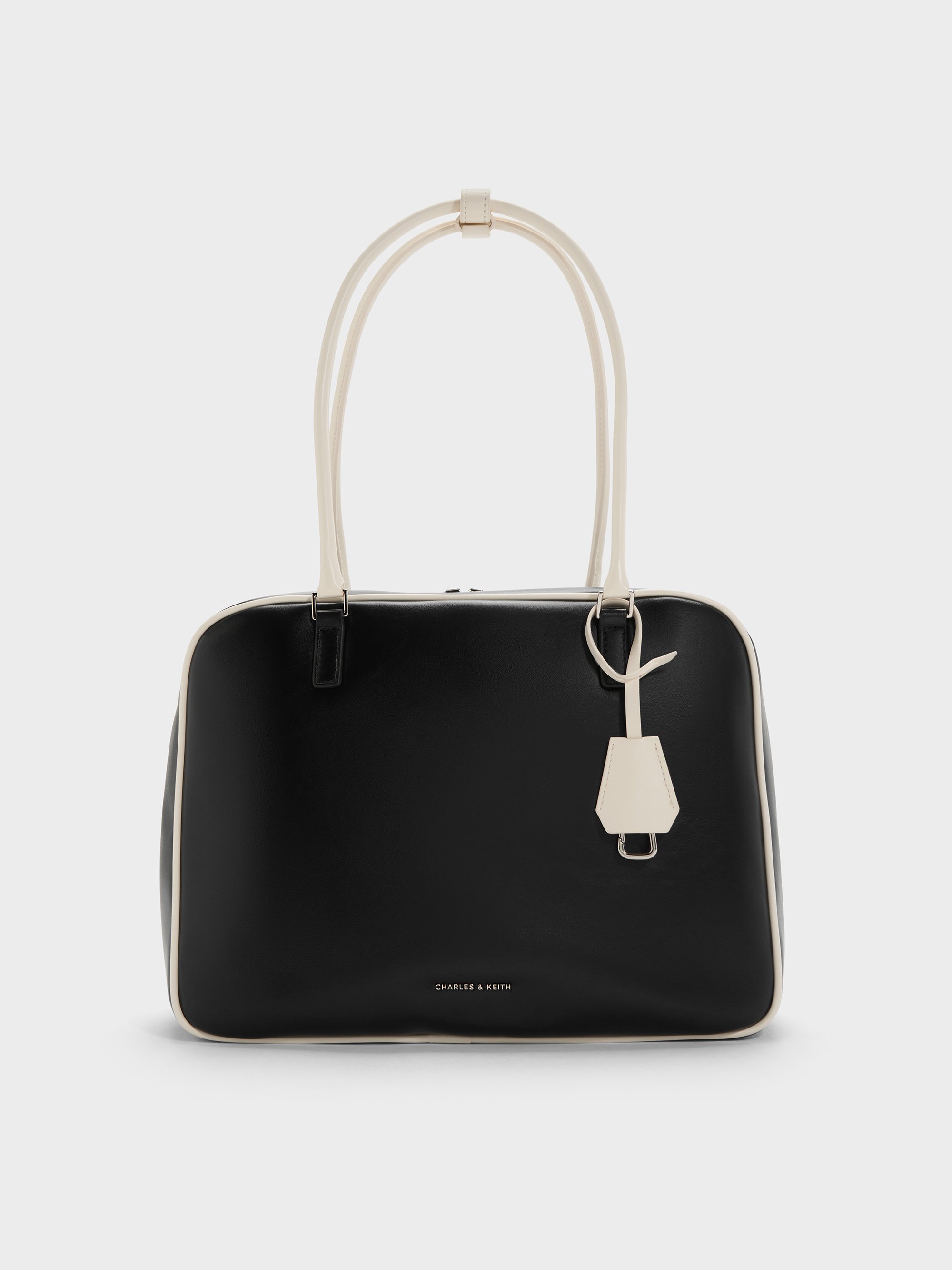 【極美品】 BALLY SUPRA BOWLING BAG 2WAY ブラック Bally Supra Leather Ribbon Tote Bag | Black | FARFETCH