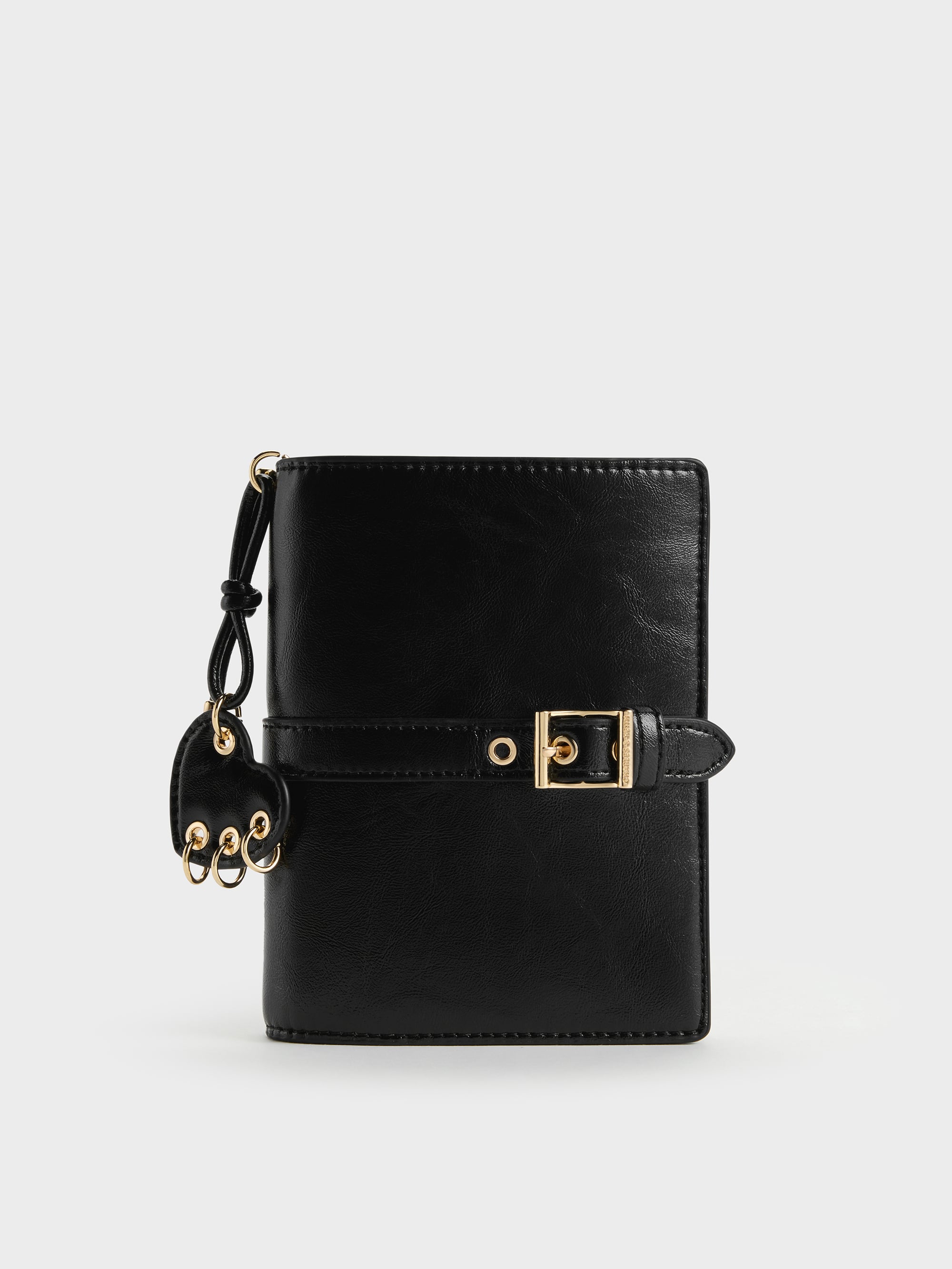 CHARLES & KEITH - Rey Heart Belted Passport Holder