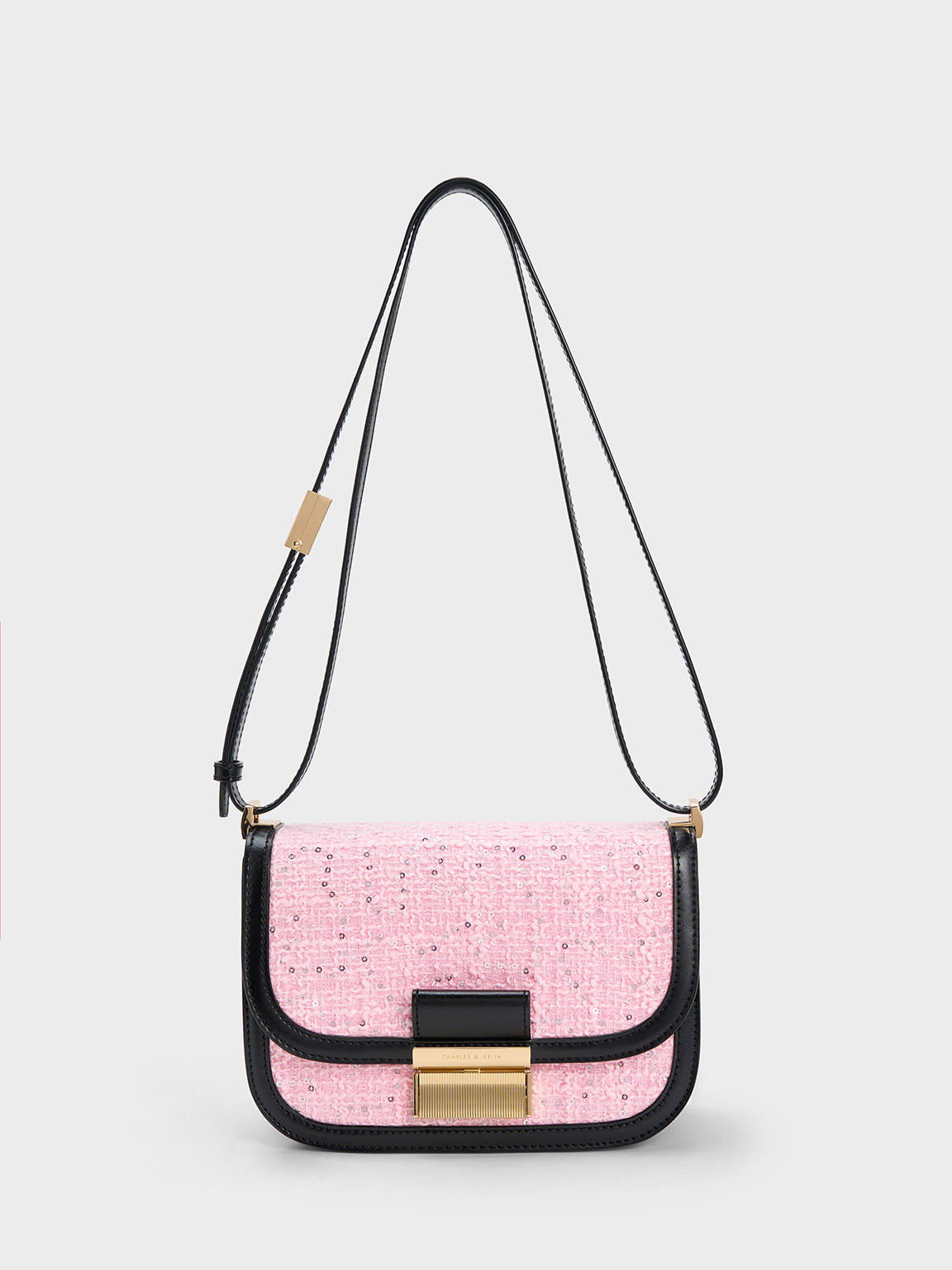 Charles Keith Charlot Tweed Bag In Multi ModeSens - Main Image