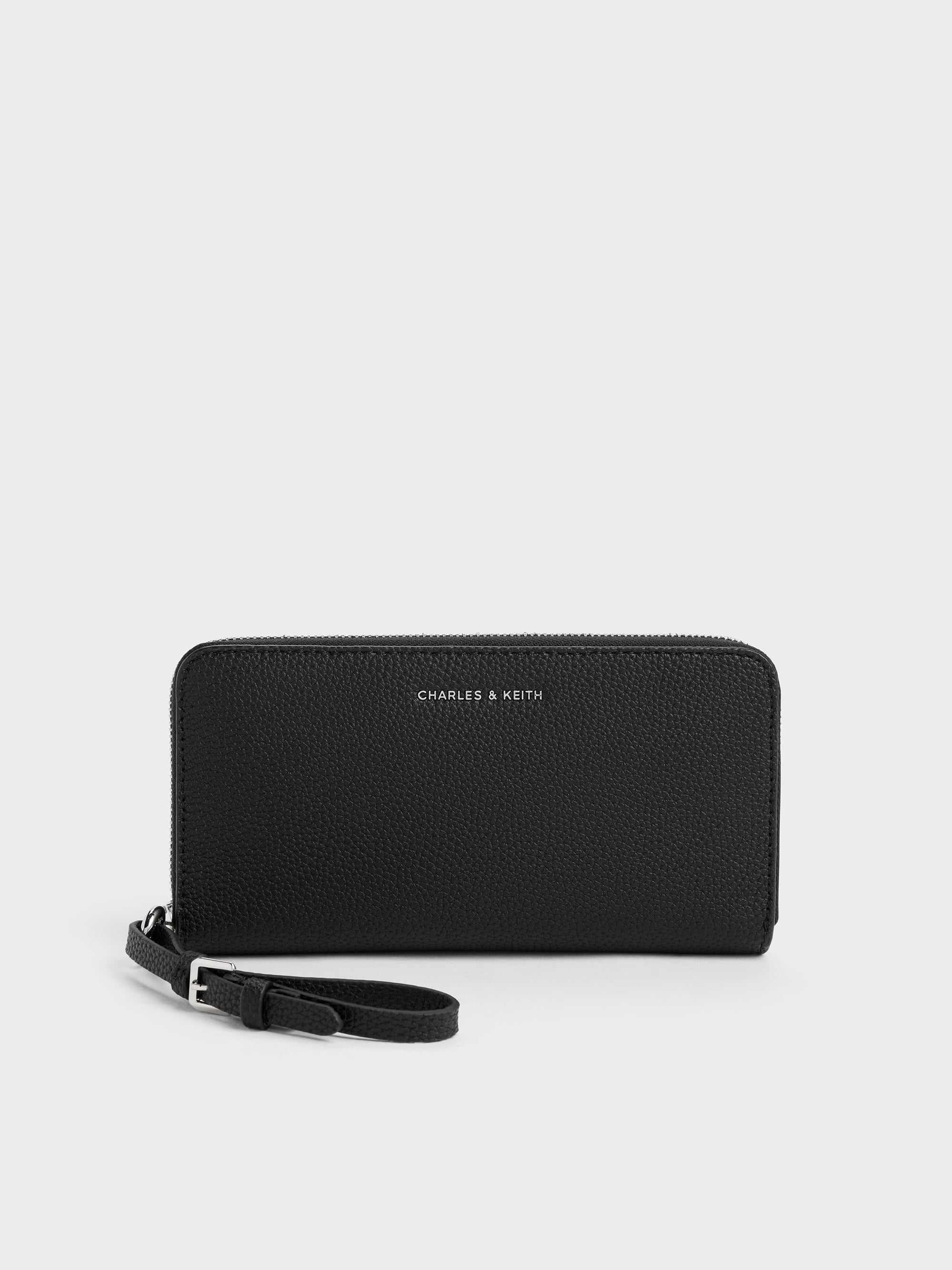 Chance Zip-Around Long Wallet - Noir - CHARLES & KEITH SG