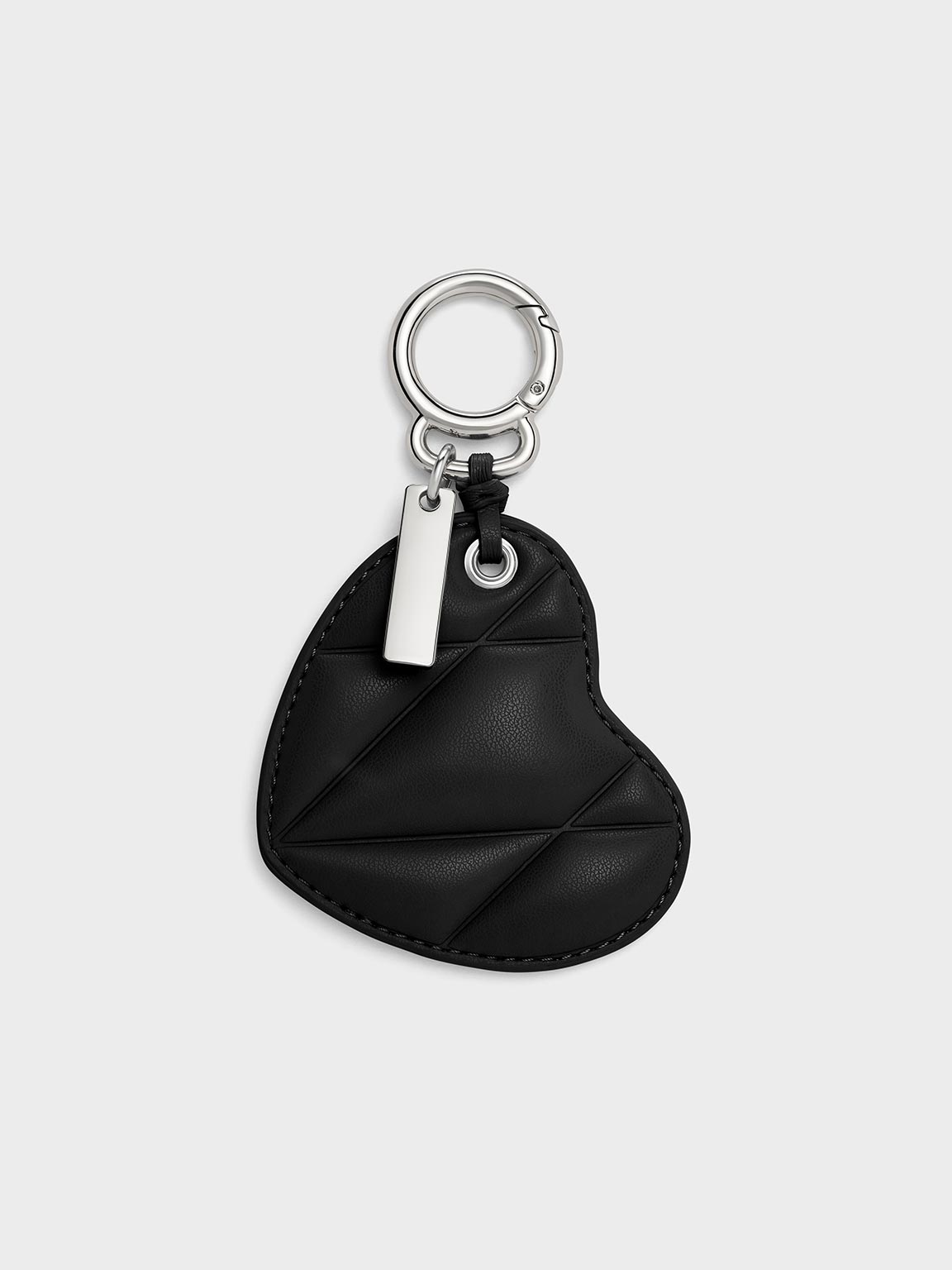 DIESEL☆ Mirror charm with glossy finish ブラック ハート PLAY MIRROR Mirror charm with glossy finish｜ブラック