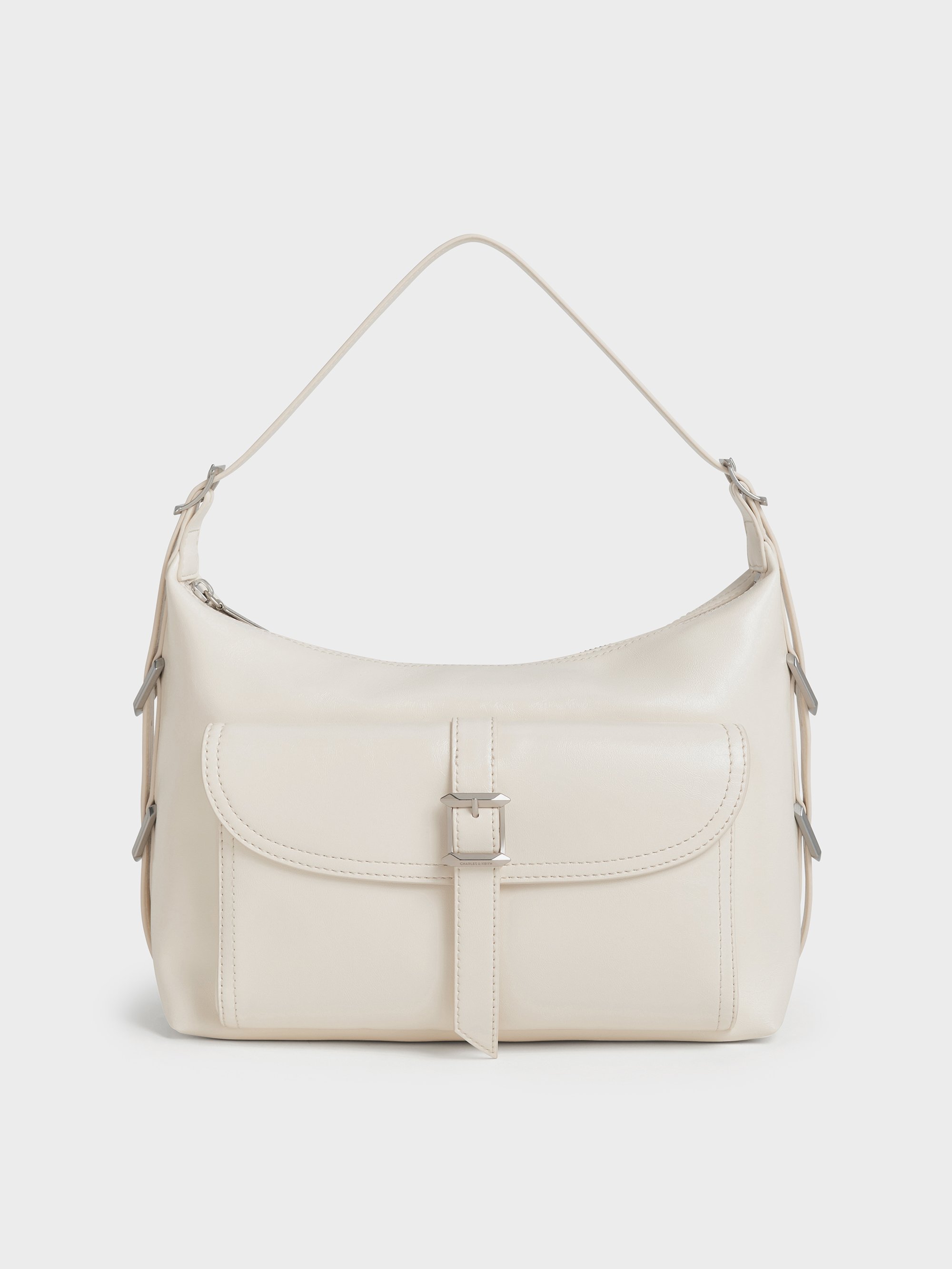 Charles & Keith - Bryna Belted Hobo Bag