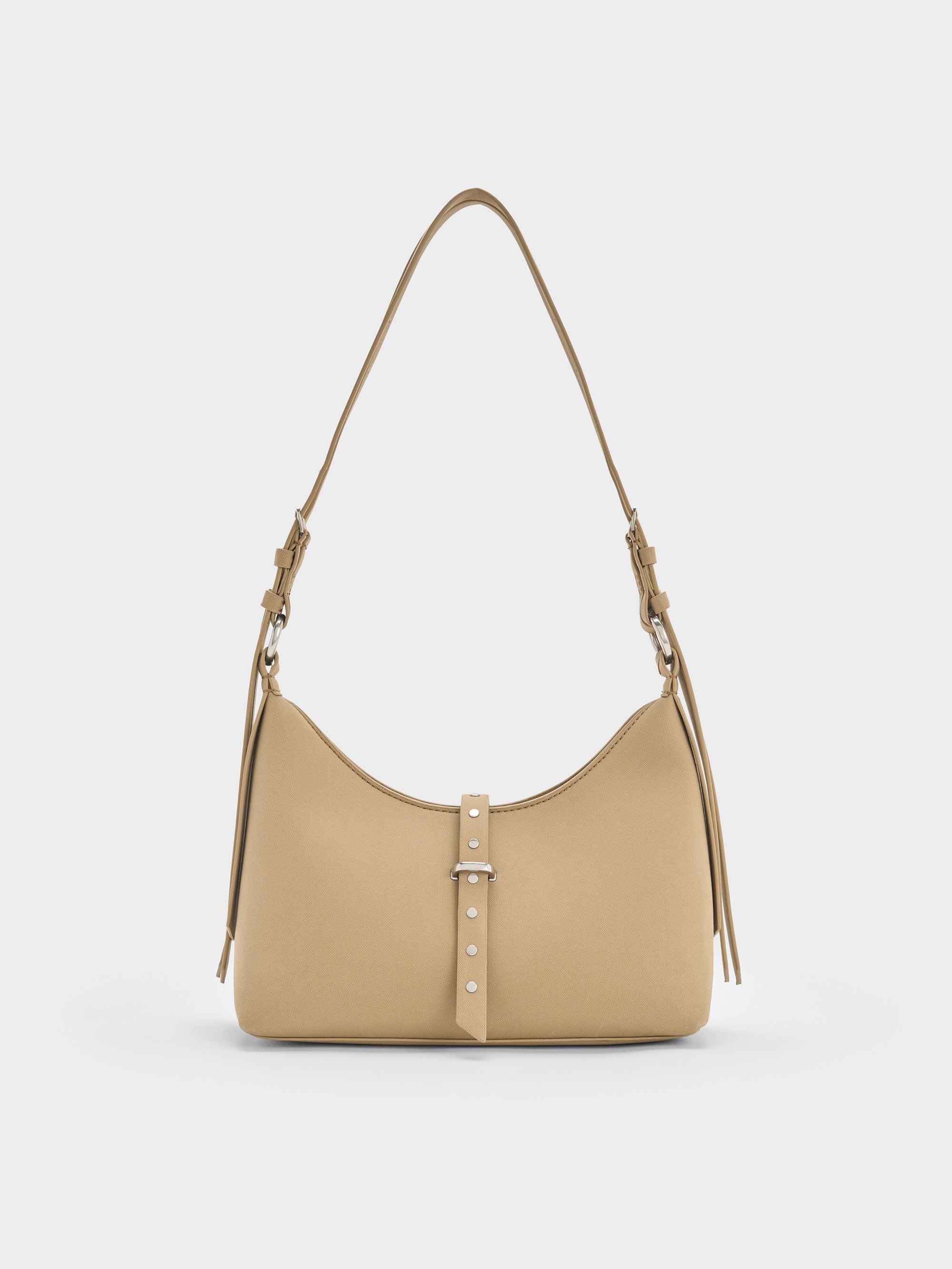 ★CHARLES&KEITH★Lark Ruched Crossbody Bag/送料込 Orange Bonnie Curved Tote Bag - CHARLES & KEITH KR