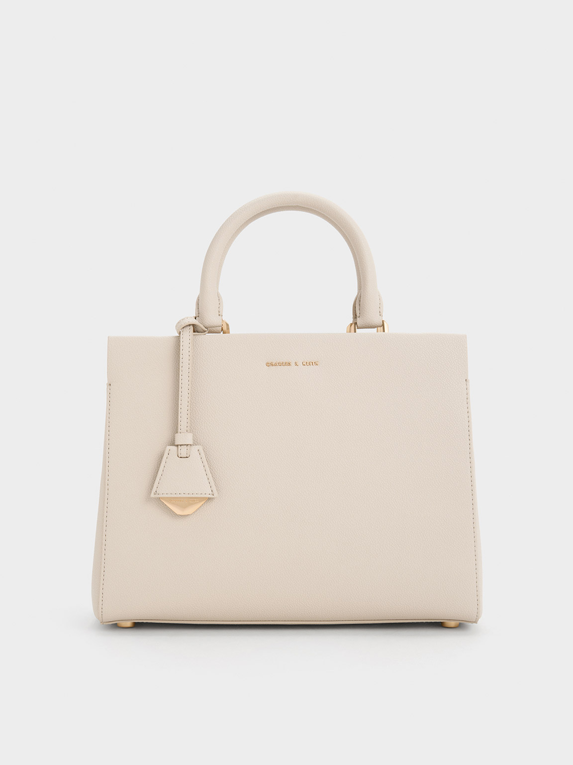 Charles & Keith - Mirabelle Structured Top Handle bag