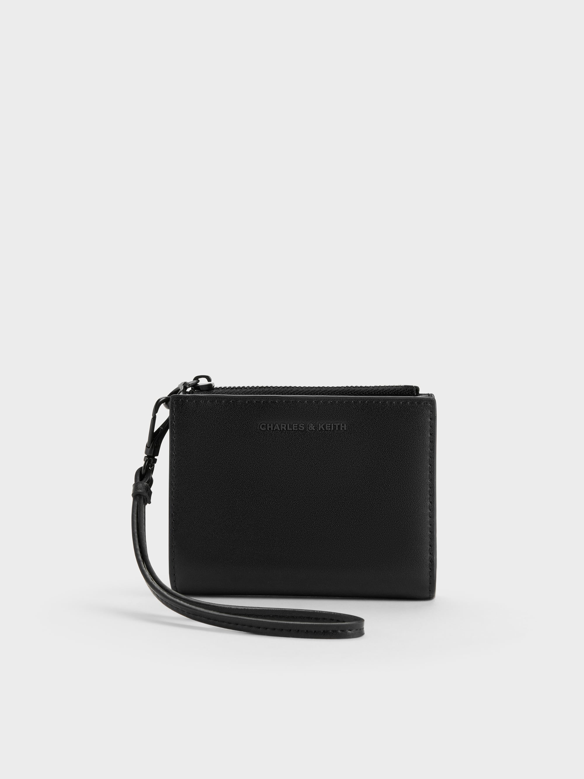 Hanya Wristlet - Jet Black - CHARLES & KEITH SG