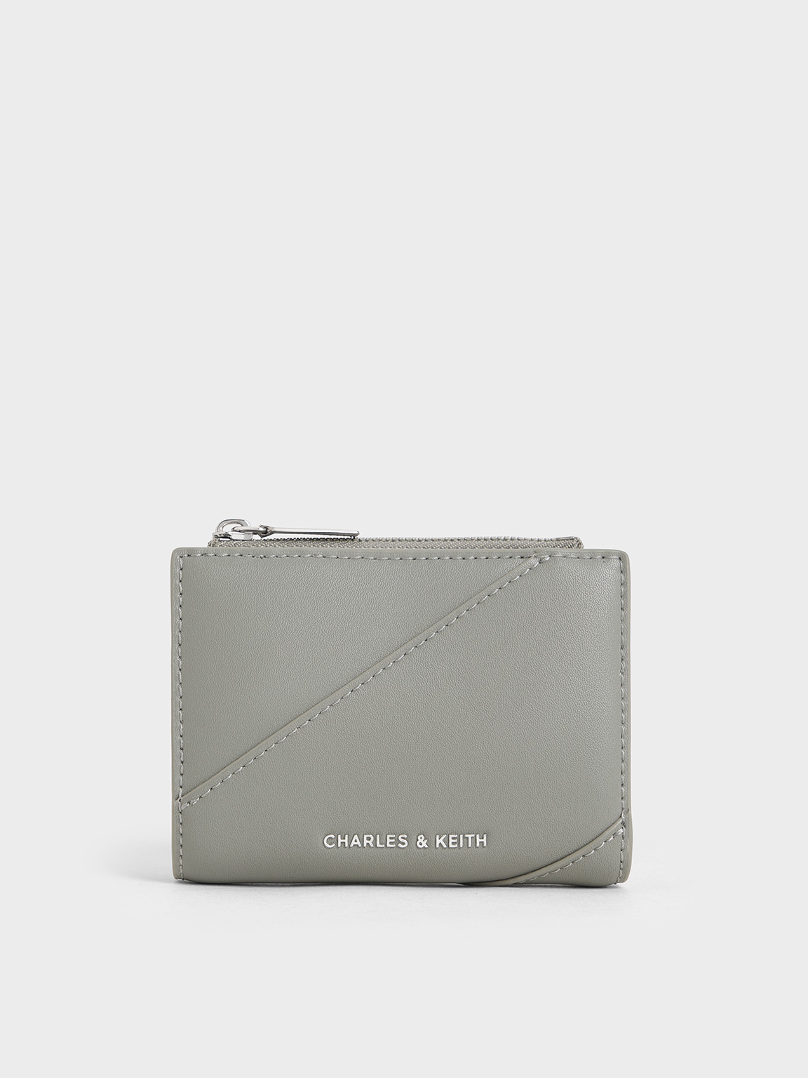 CHARLES&KEITH Stitch Trim Envelope Wallet ウォレット/送料込 Black Stitch Trim Envelope Wallet - CHARLES & KEITH