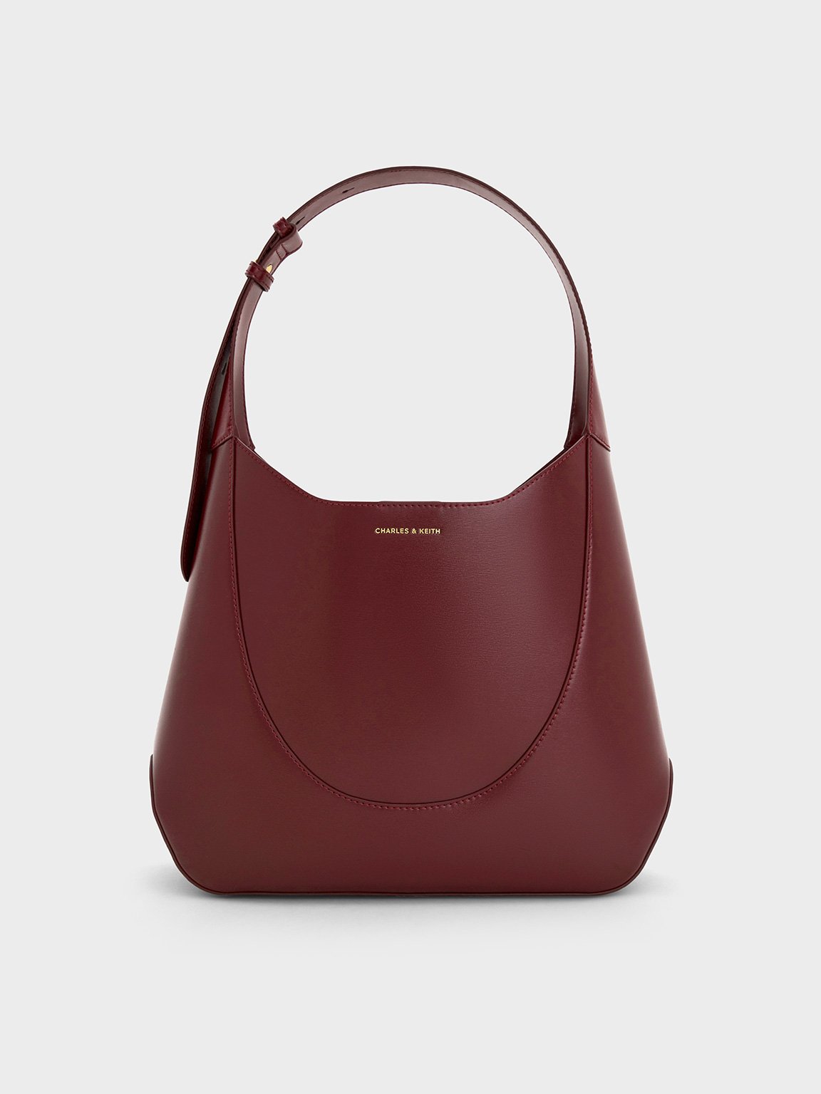 Mulberry Plum Sigrid Hobo Bag - CHARLES & KEITH US