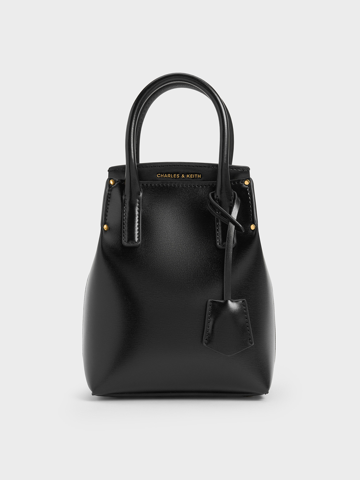 Charles Keith Women s Rene Elongated Top Handle Bag Black Top Handle Bags