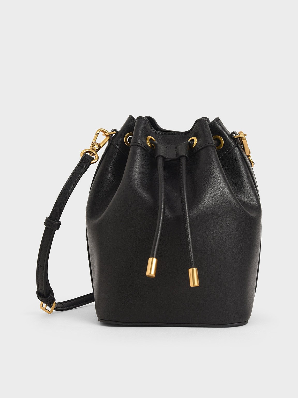 Large Leather Bucket Bag - Light of August - Domini Leather
