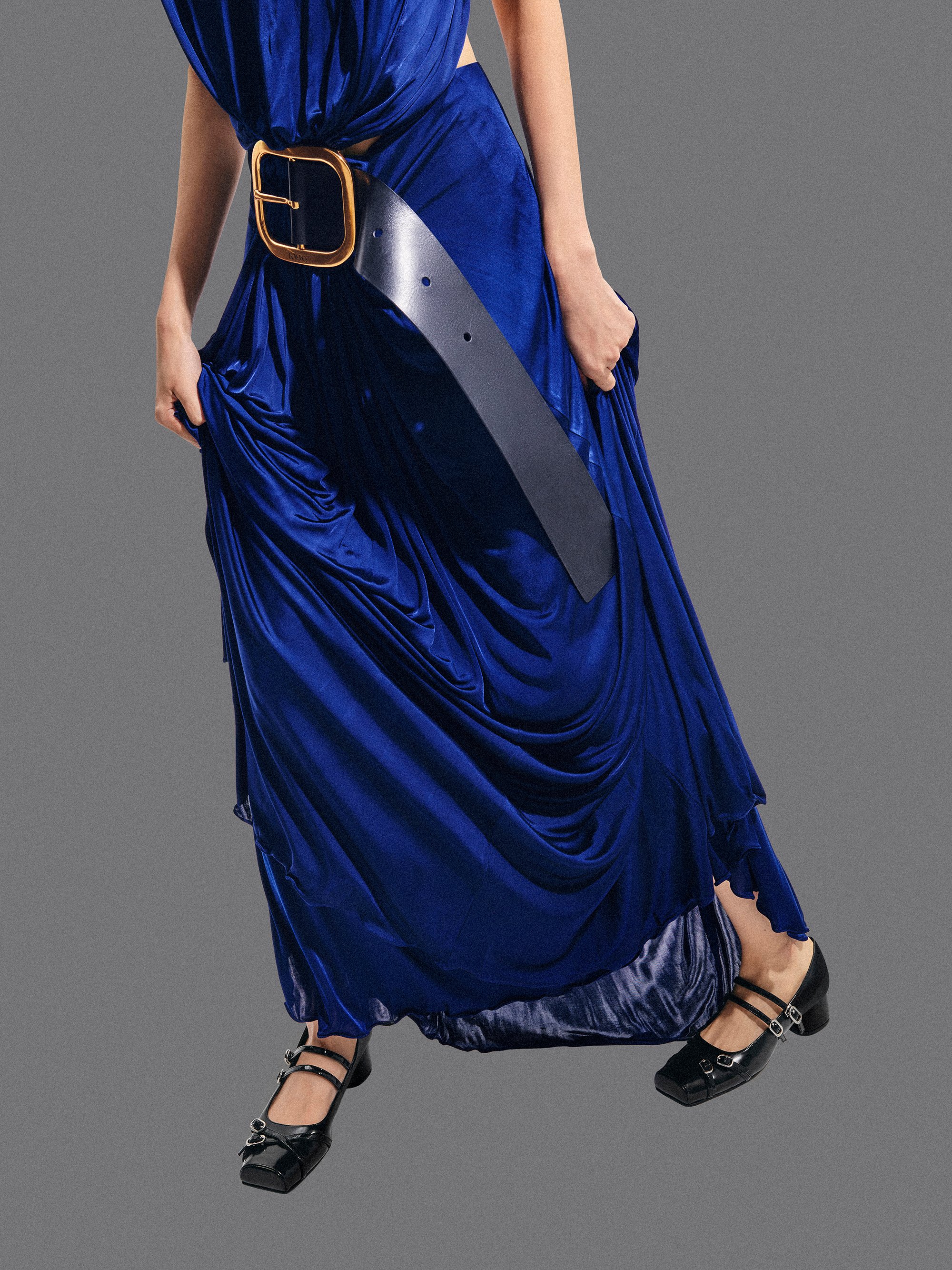 Janis Double-Strap Mary Jane Pumps, Black Box, hi-res