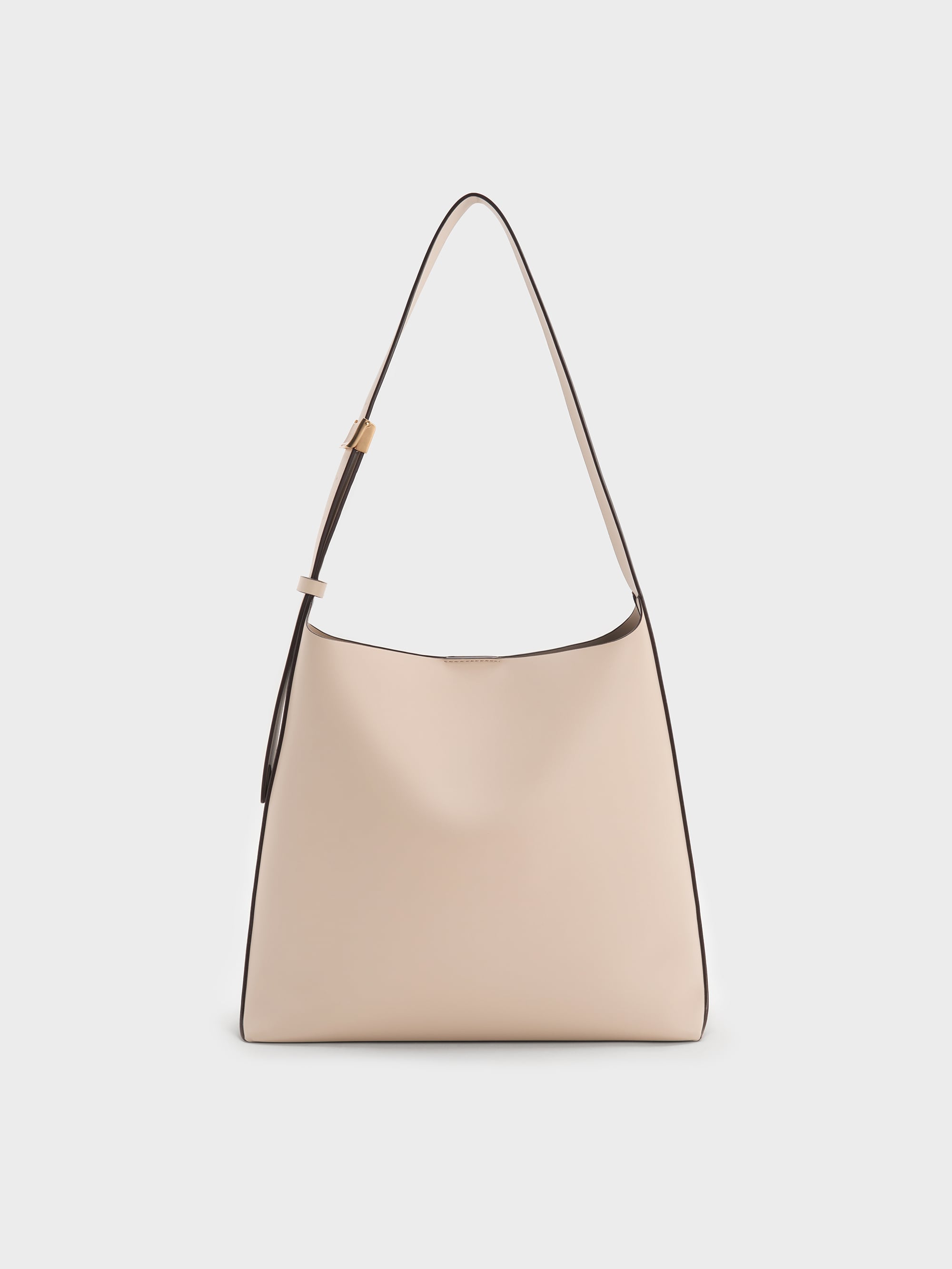 Edna Tote Bag - Oat - CHARLES & KEITH SG