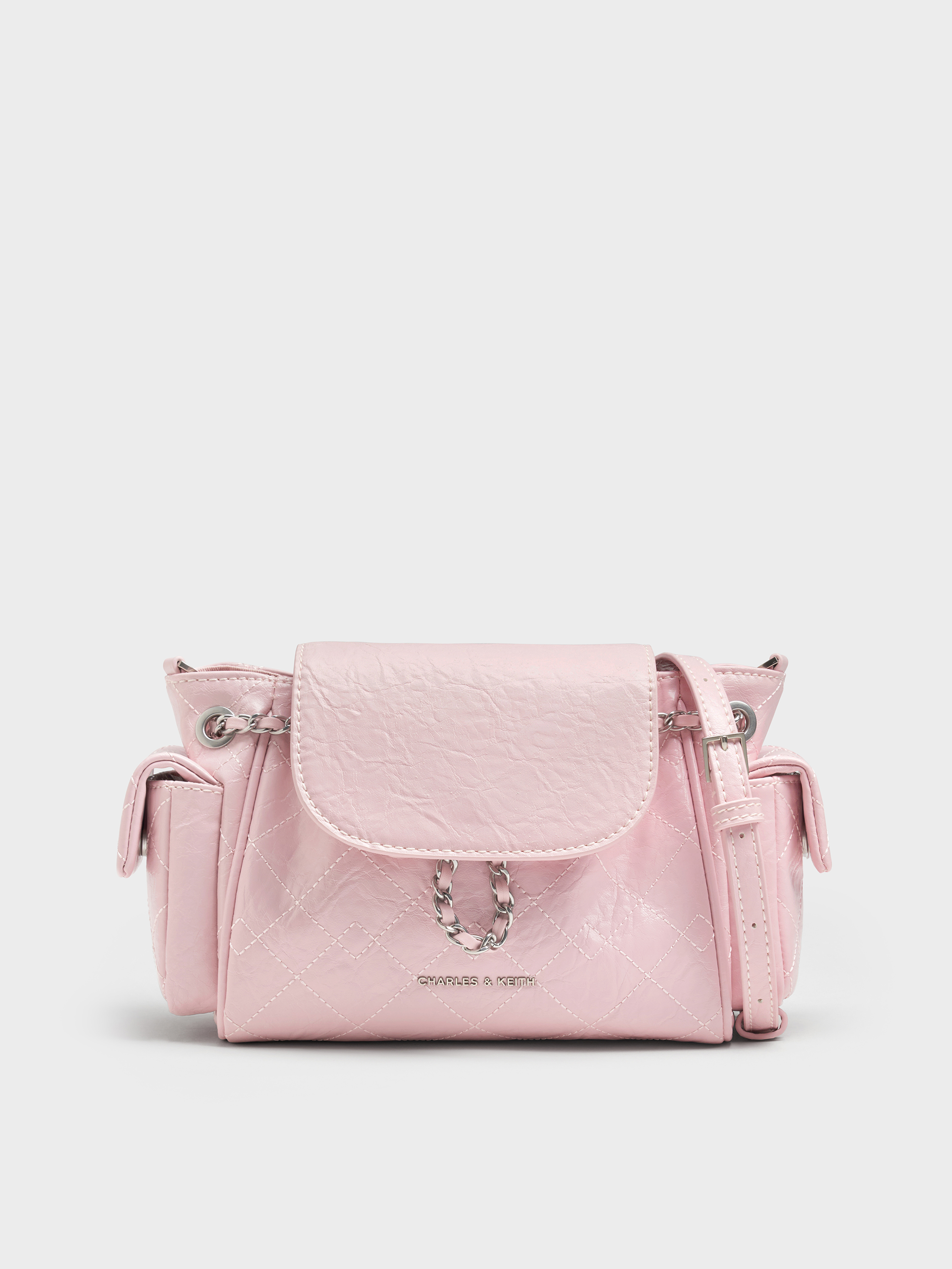 ★hai★ Daphne Bag Pink (Cotton) Daphne Top Handle Satchel Handbag
