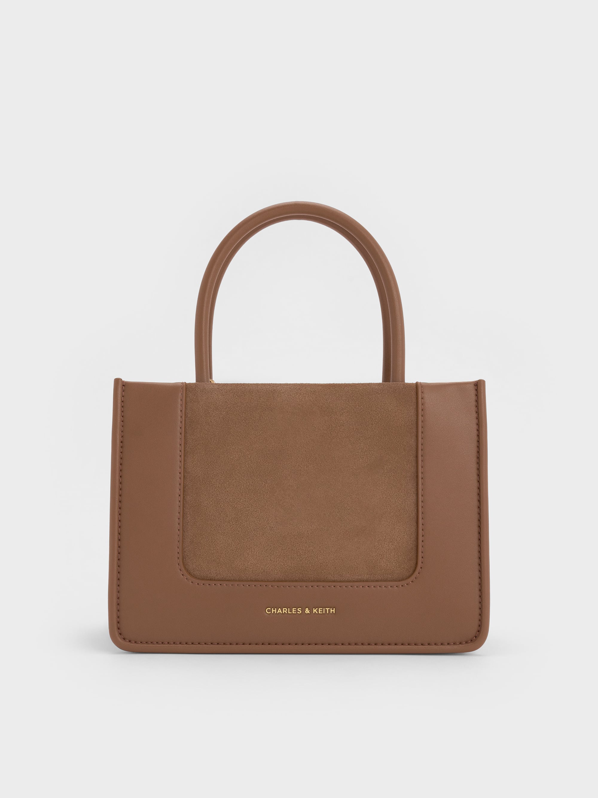 Mini Daylla Tote Bag - Mocha Brown - CHARLES & KEITH US