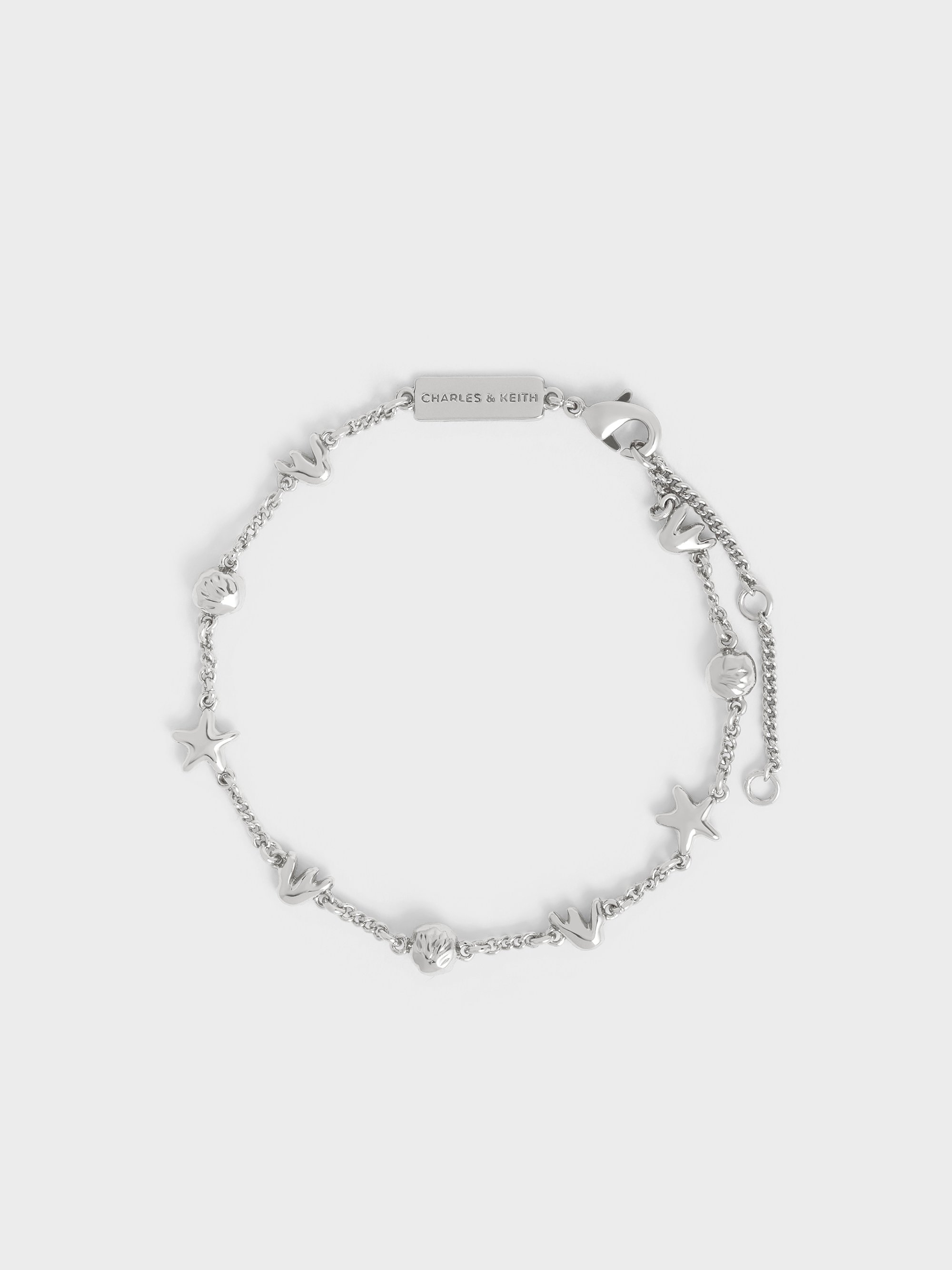 Silver Orinda Bracelet - Silver - CHARLES & KEITH CA