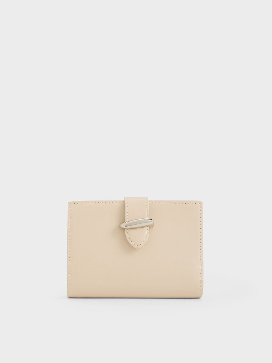 Beige Lumen Belted Wallet - Beige - CHARLES & KEITH KR