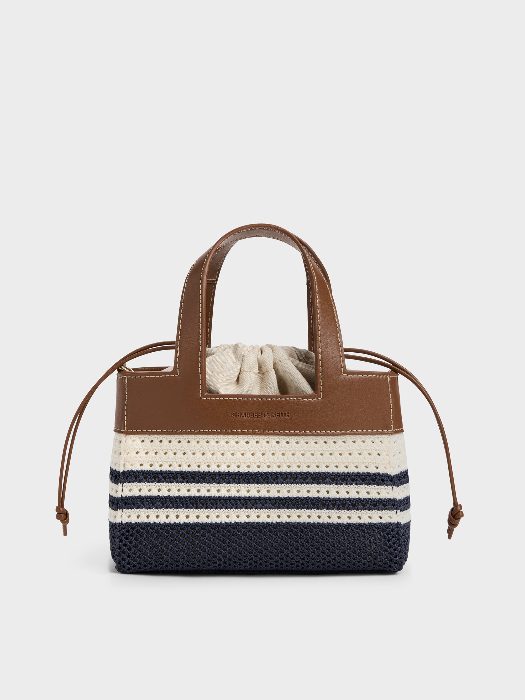 Girls' Ida Striped Knitted Mini Bag - Multi - CHARLES & KEITH SG