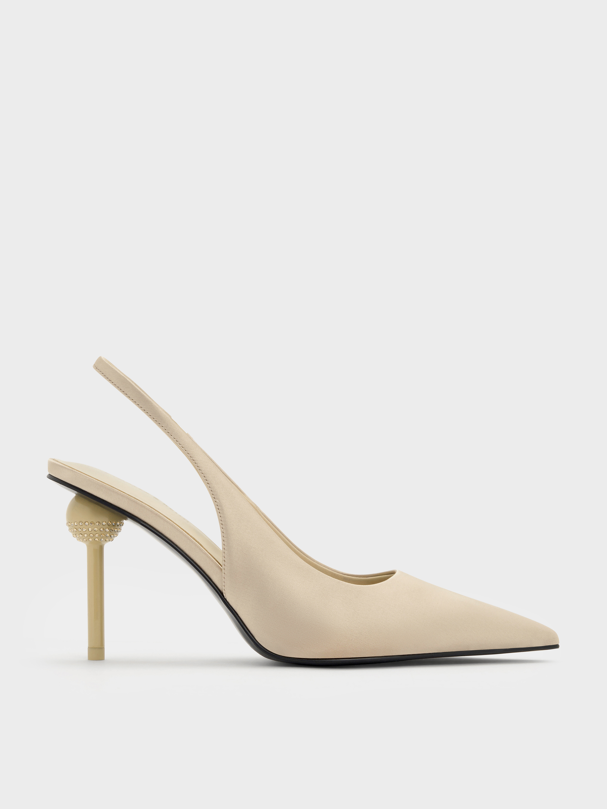 サンダル・ミュール Carven Satin Heeled Sandals Carven Satin Heeled Sandals Brown (Women's) - Walmart.com