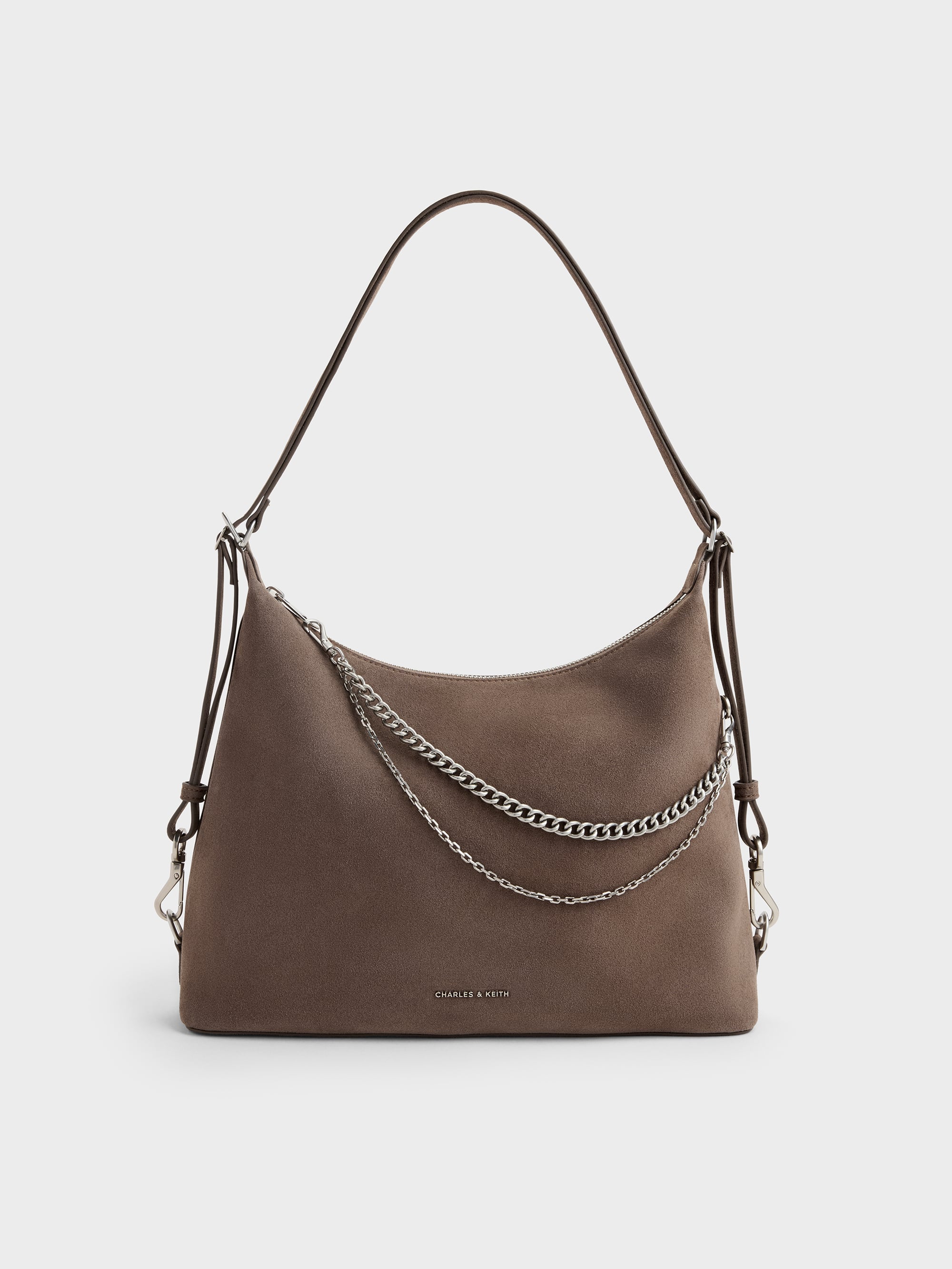 CHARLES & KEITH - Atwood Chain Convertible Hobo Bag