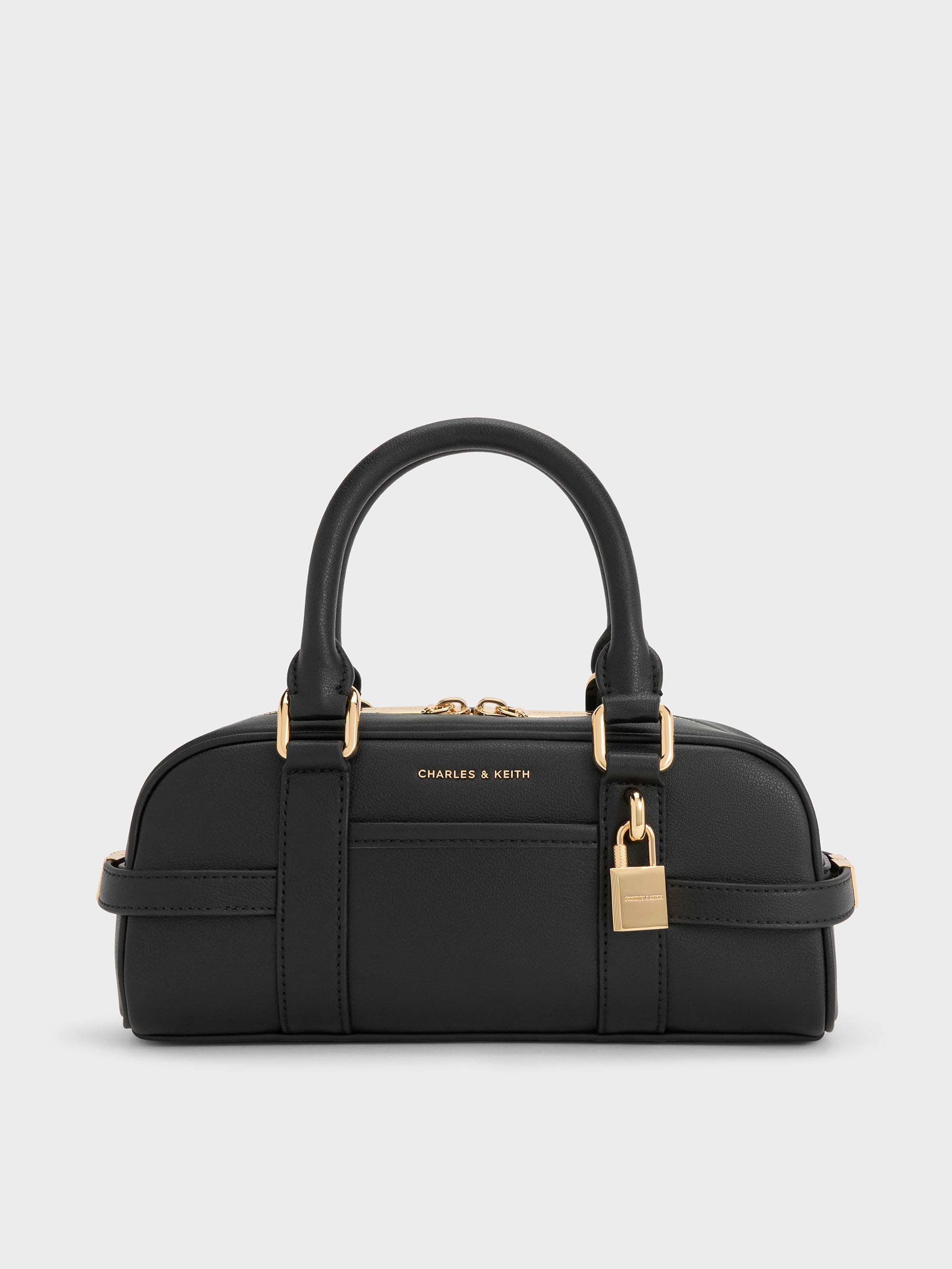 Scottie Bowling Bag - Black - CHARLES & KEITH US