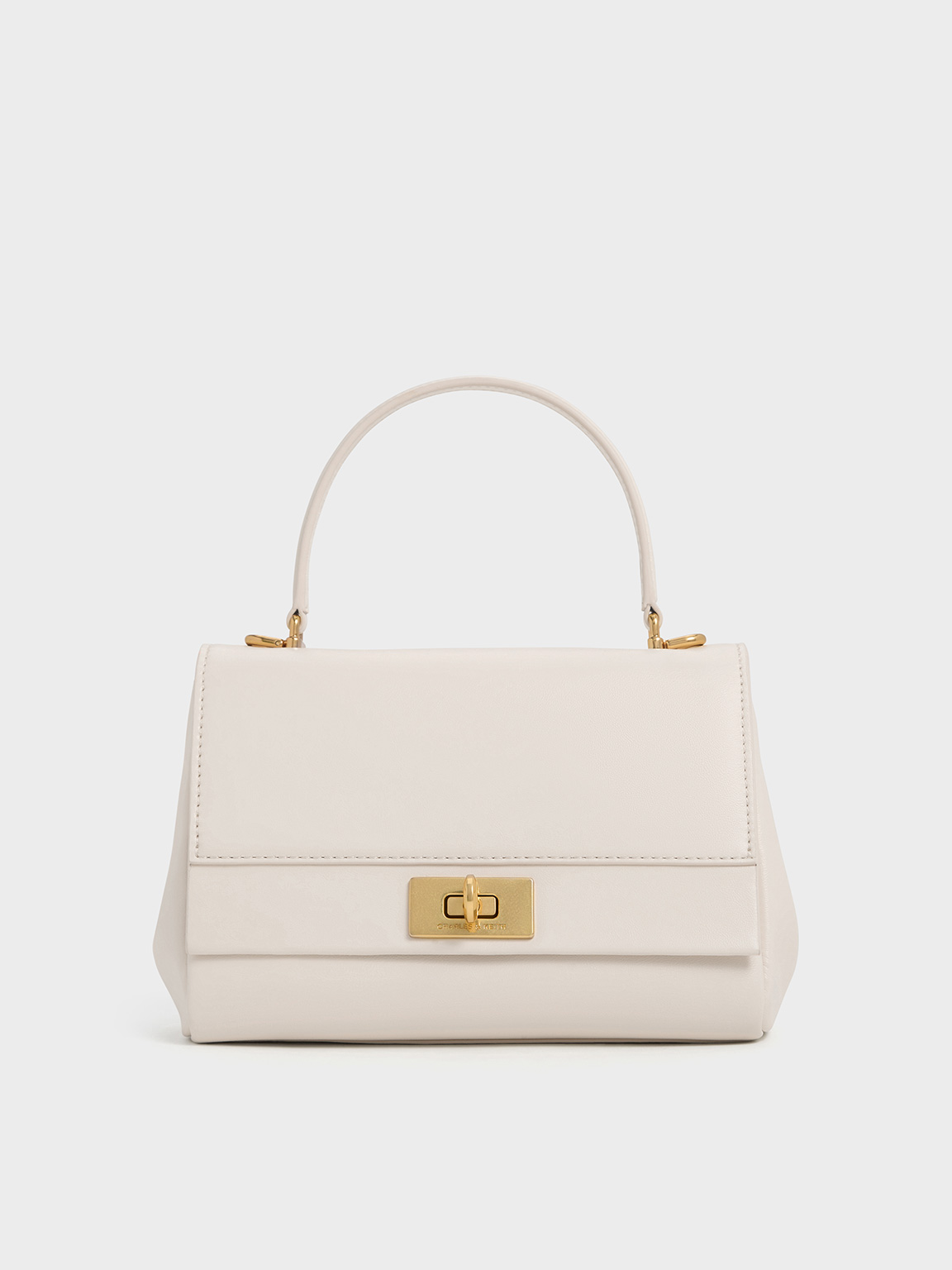 Charles & Keith - Lennie Chain-Strap Top Handle Bag