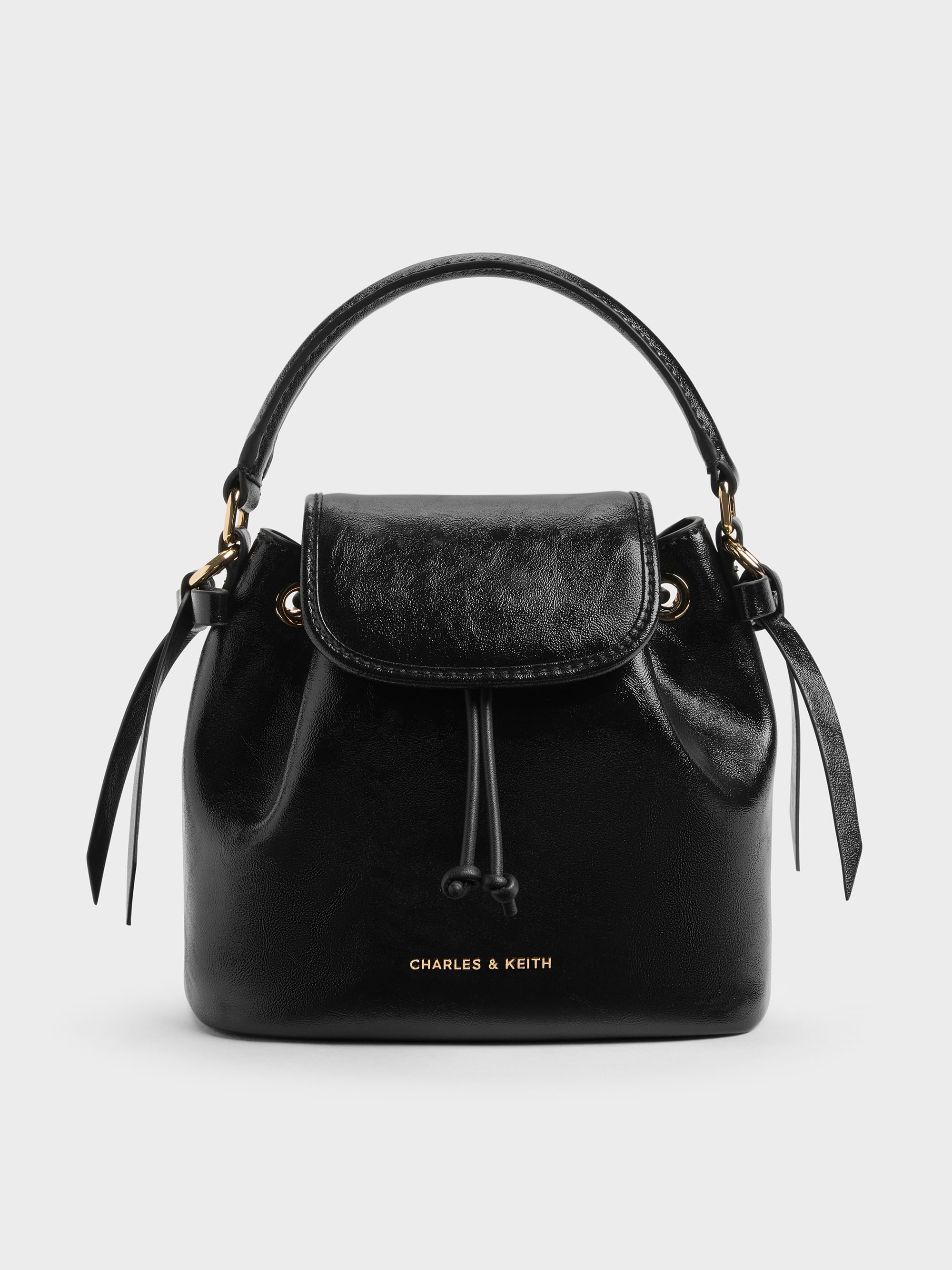 CHARLES & KEITH - Dalia Bow Top Handle Bag