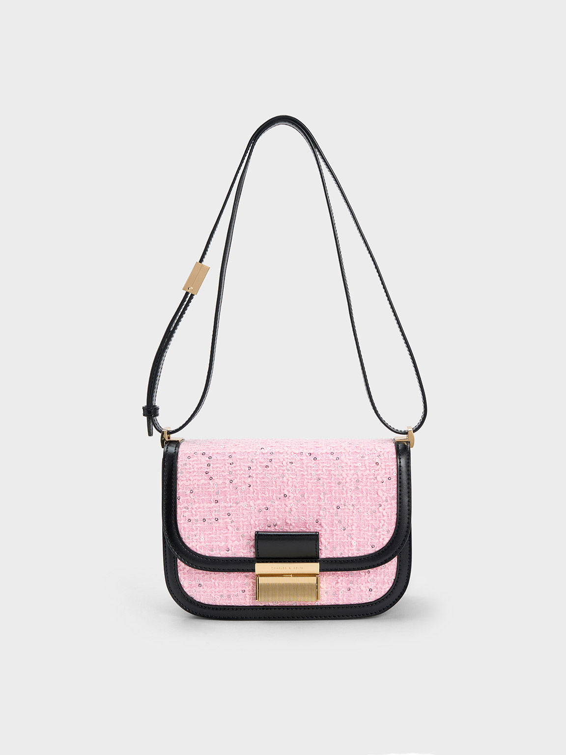 Multicoloured Charlot Tweed Bag CHARLES & KEITH US
