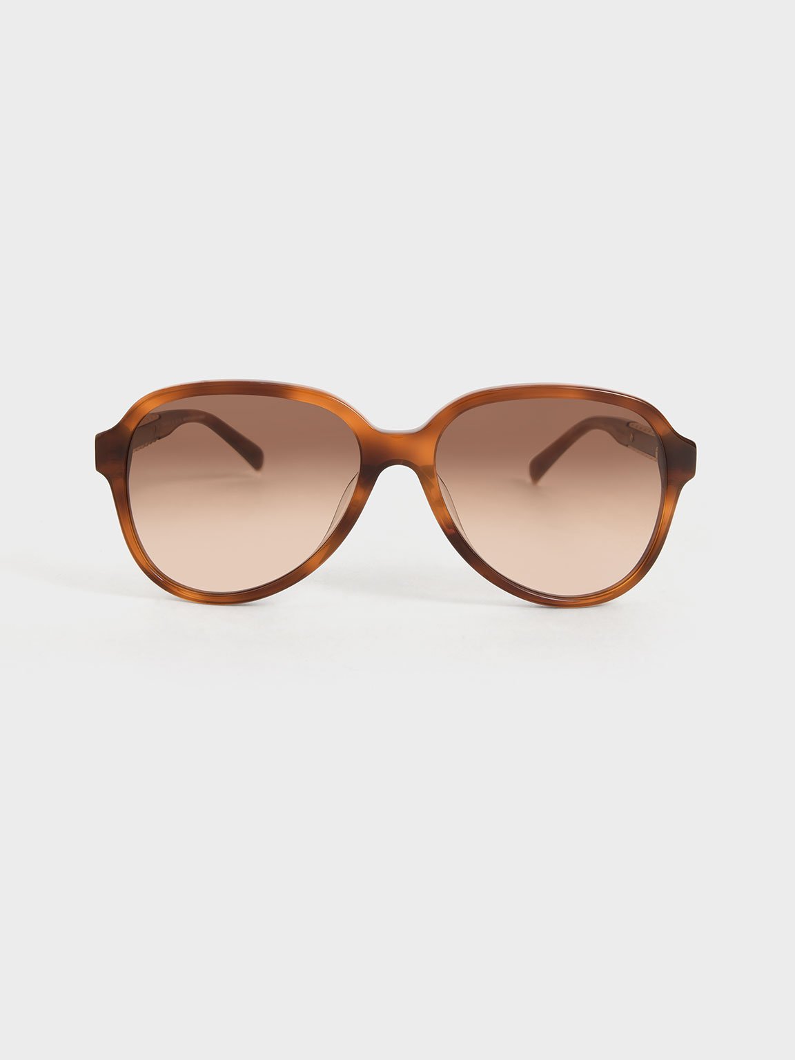Tortoiseshell Metallic Braided Temple Acetate Aviator