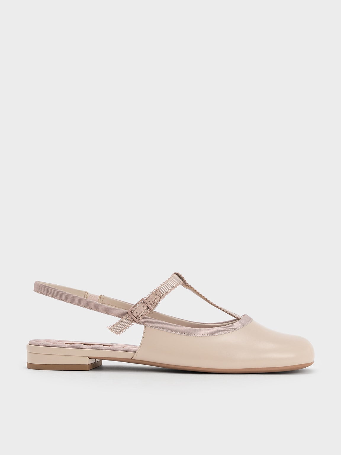 CHARLES & KEITH - T-Bar Mary Jane Slingback Flats