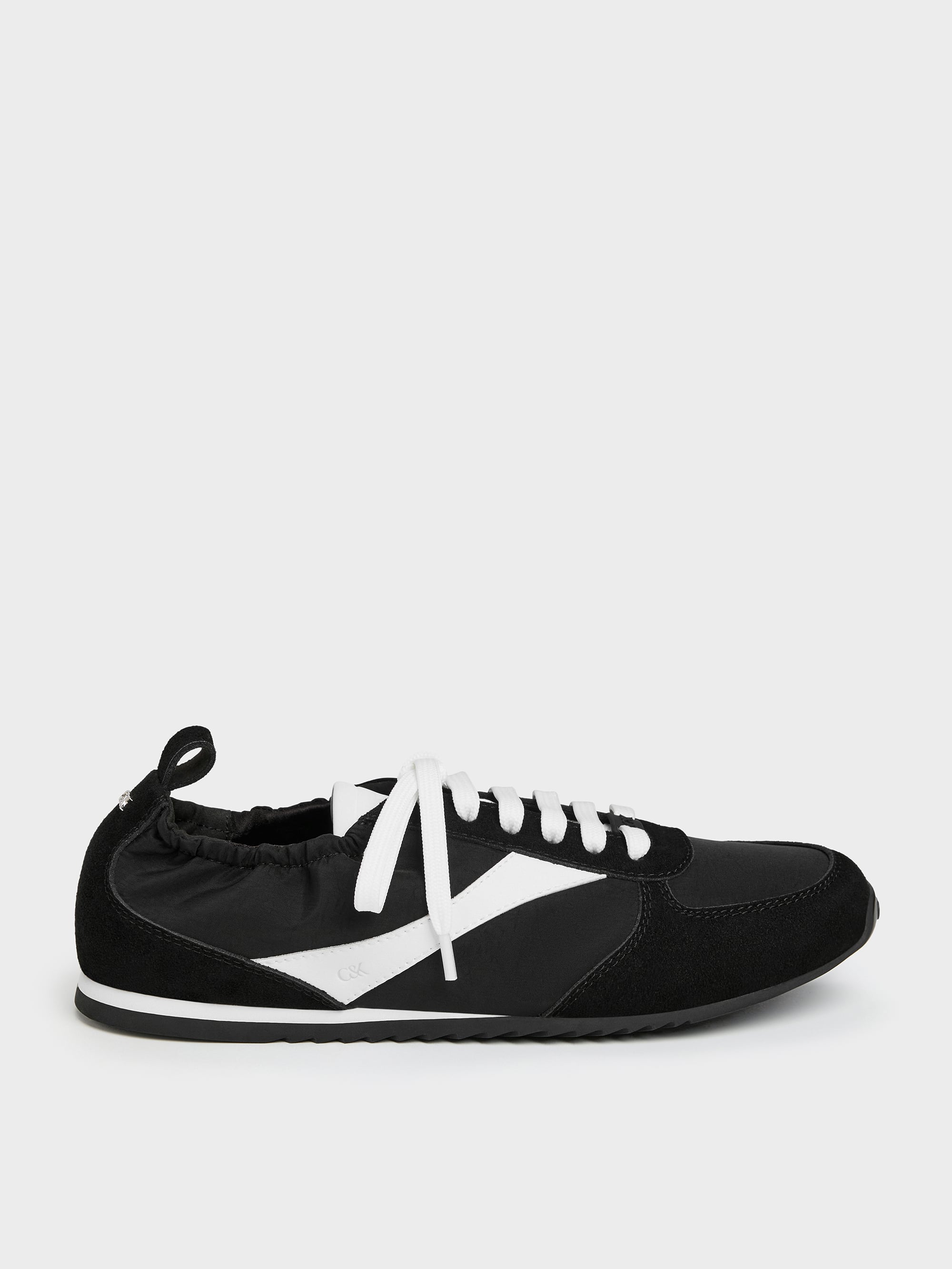 Jace Sneakers - Black Textured - CHARLES & KEITH US