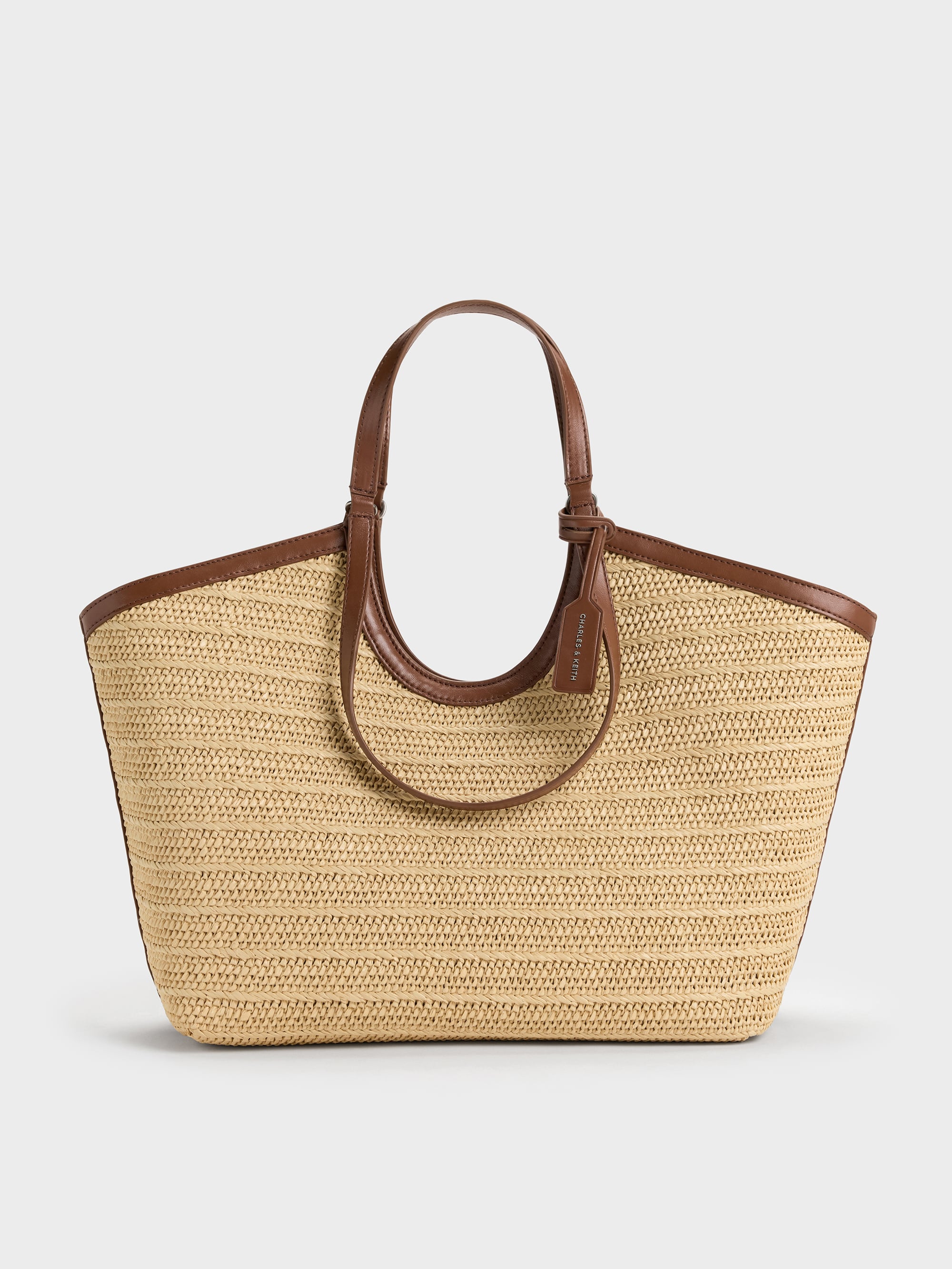 Ivette Raffia Woven Tote Bag - Multi - CHARLES & KEITH SG