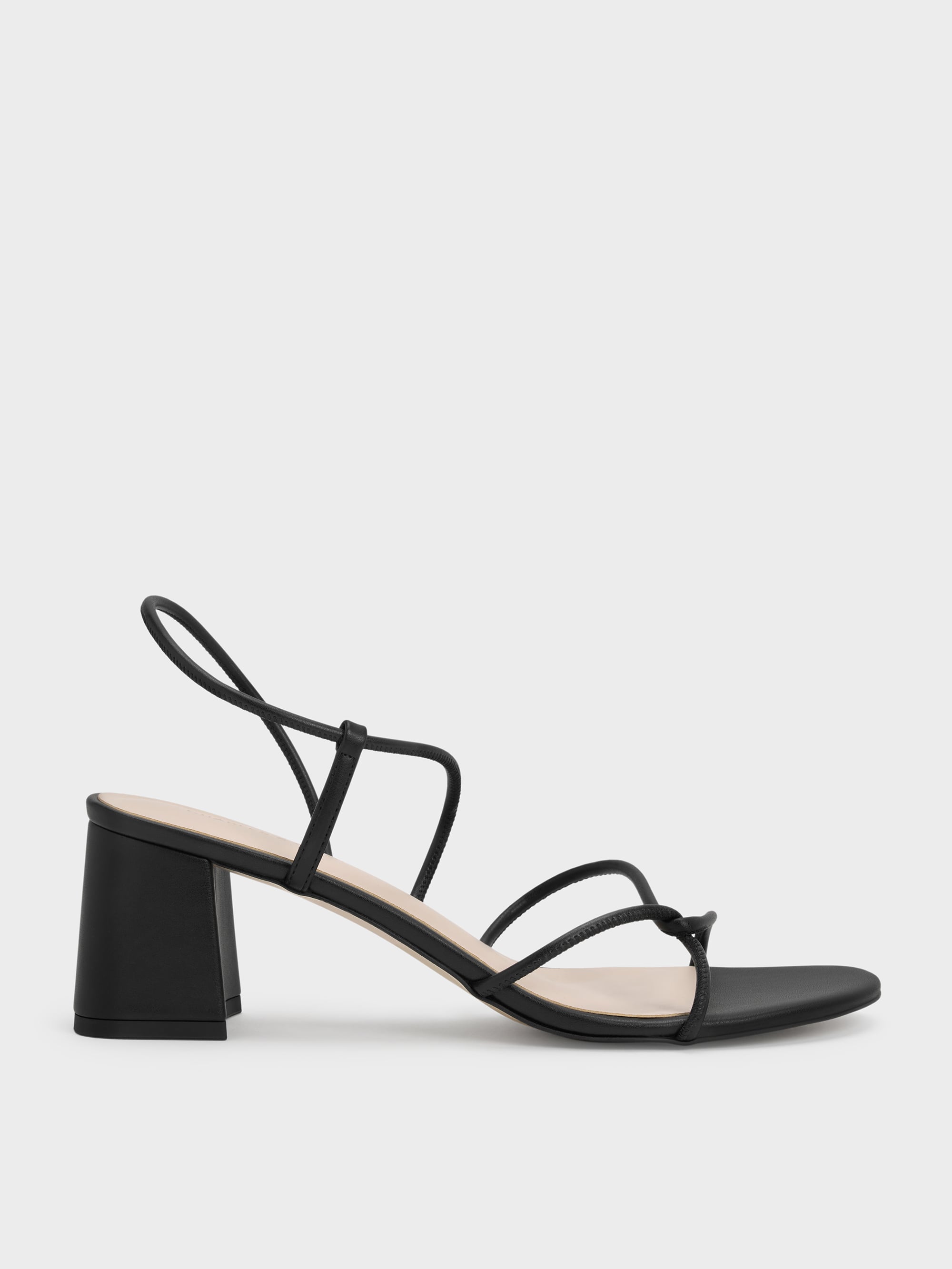 CHARLES & KEITH - Meadow Strappy Block Heel Sandals