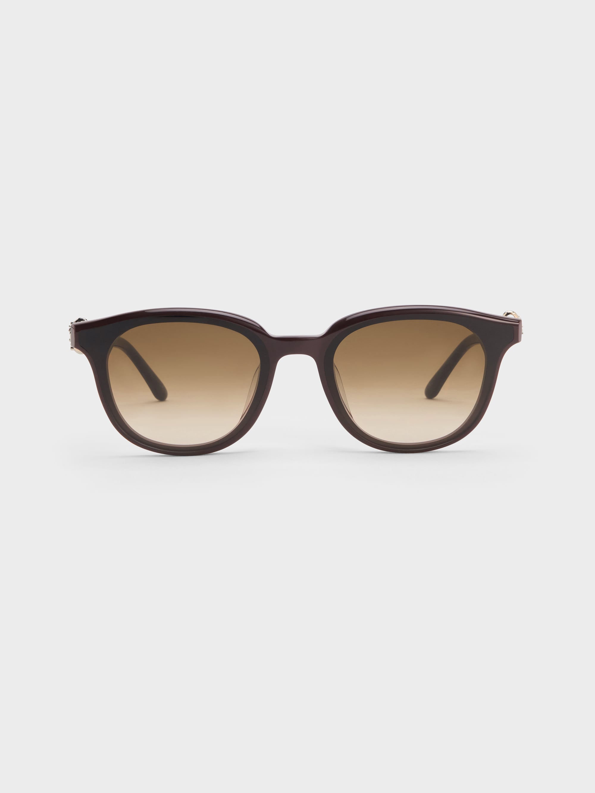 CHARLES & KEITH - Roux Crystal Square Sunglasses